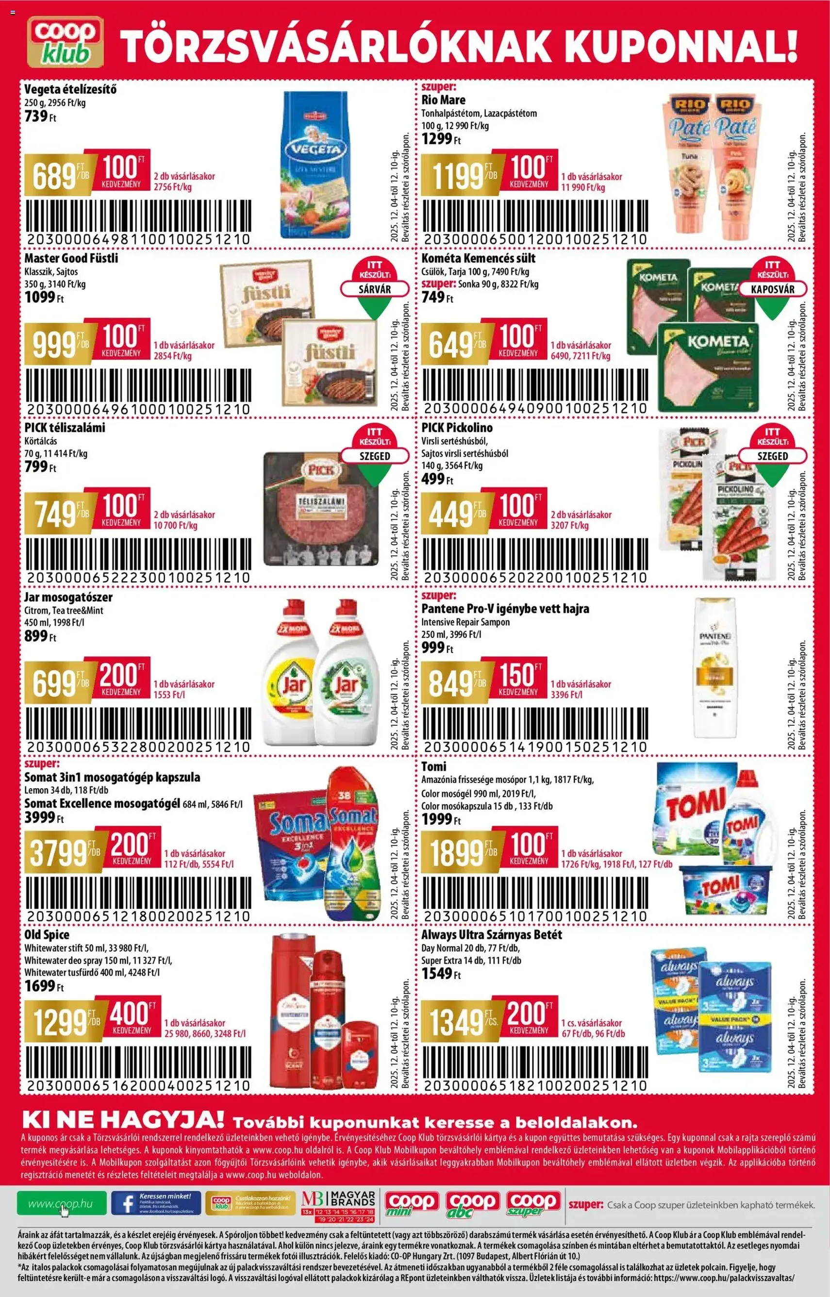 COOP Akciós újság - 2025.12.04. érvényes szórólap 12 oldal 12 oldalból