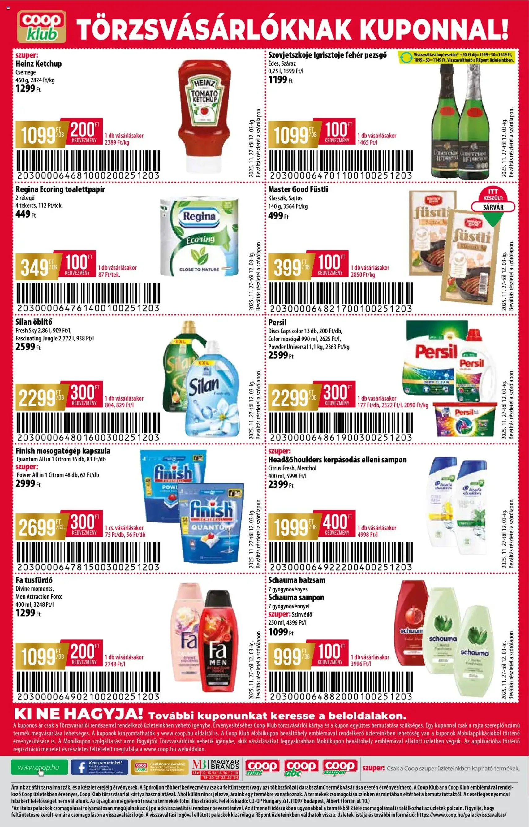 COOP Szolnok Akciós újság - 2025.11.27. érvényes szórólap 12 oldal 12 oldalból