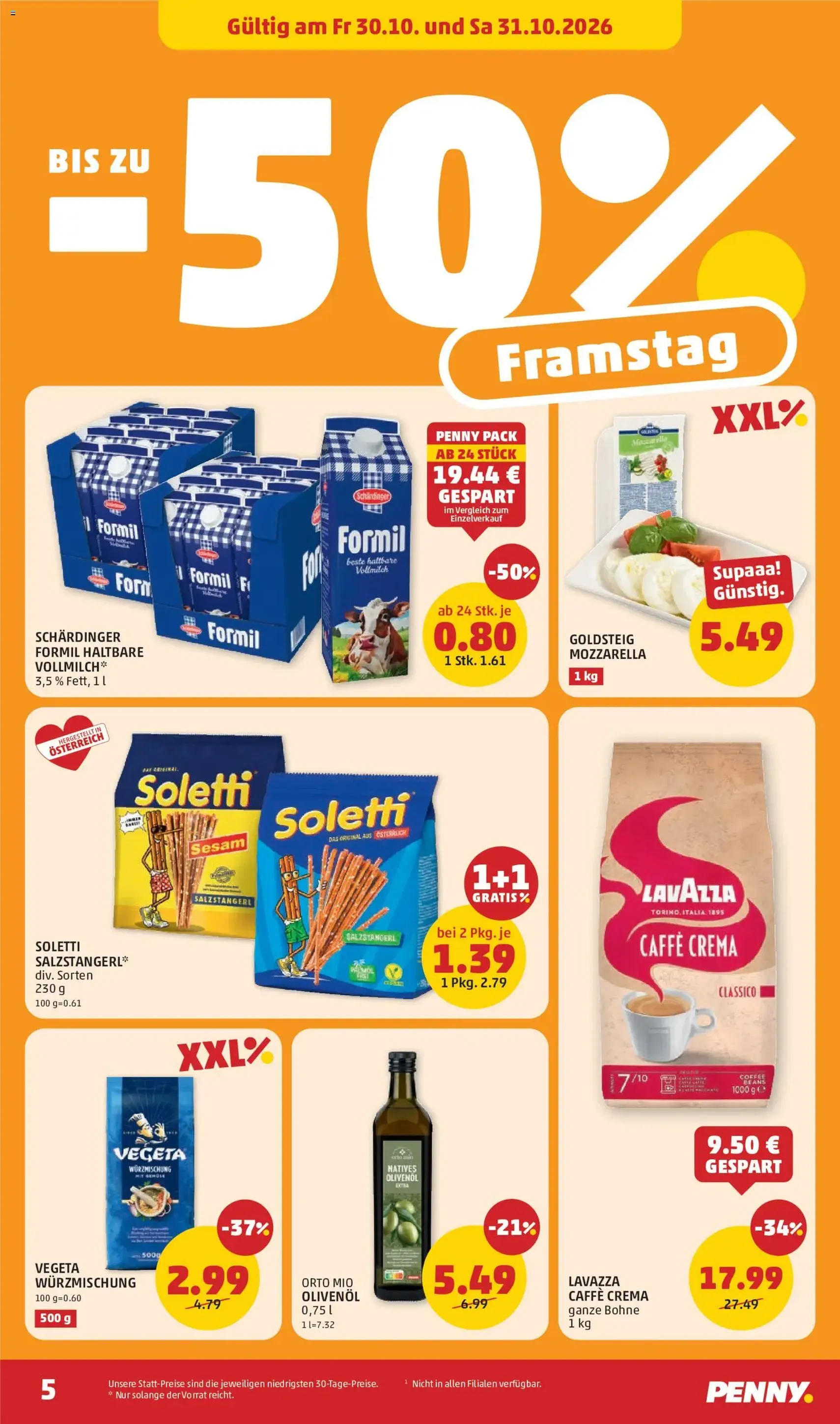 Penny Markt Flugblatt - Gültiger Prospekt ab 29.10.2026, Seite 5 von insgesamt 36