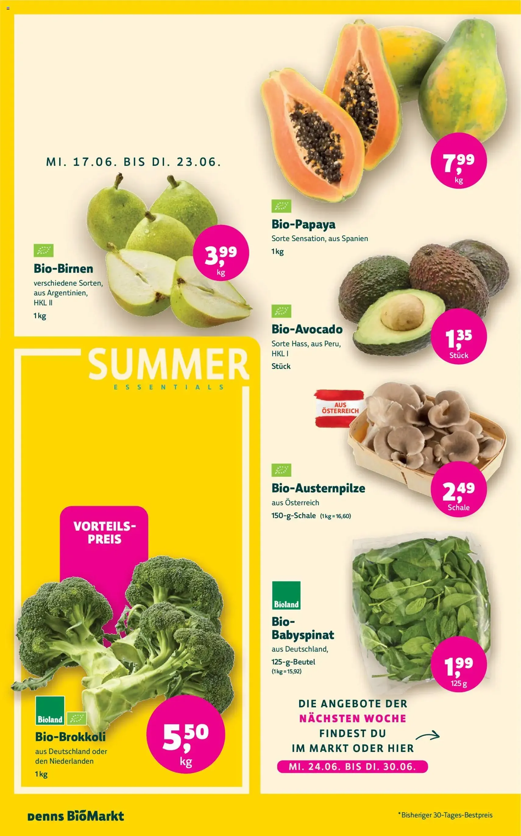 Denns BioMarkt Angebote - Gültiger Prospekt ab 17.06.2026, Seite 2 von insgesamt 14