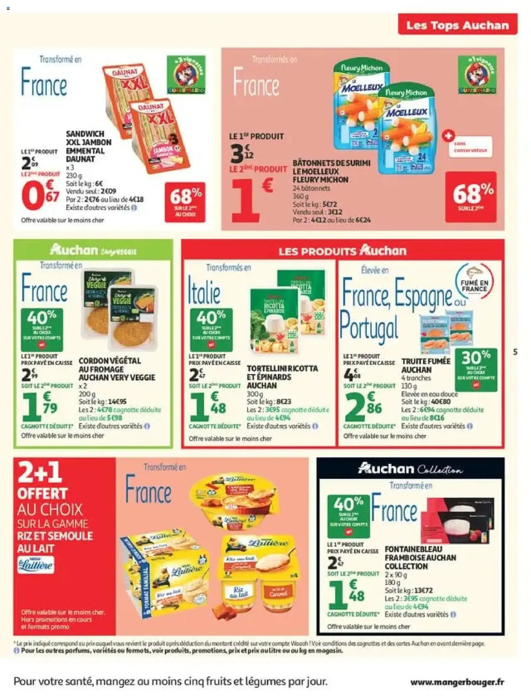 Auchan catalogue - brochure valable à partir du 01/09/2026, page 5 sur 72