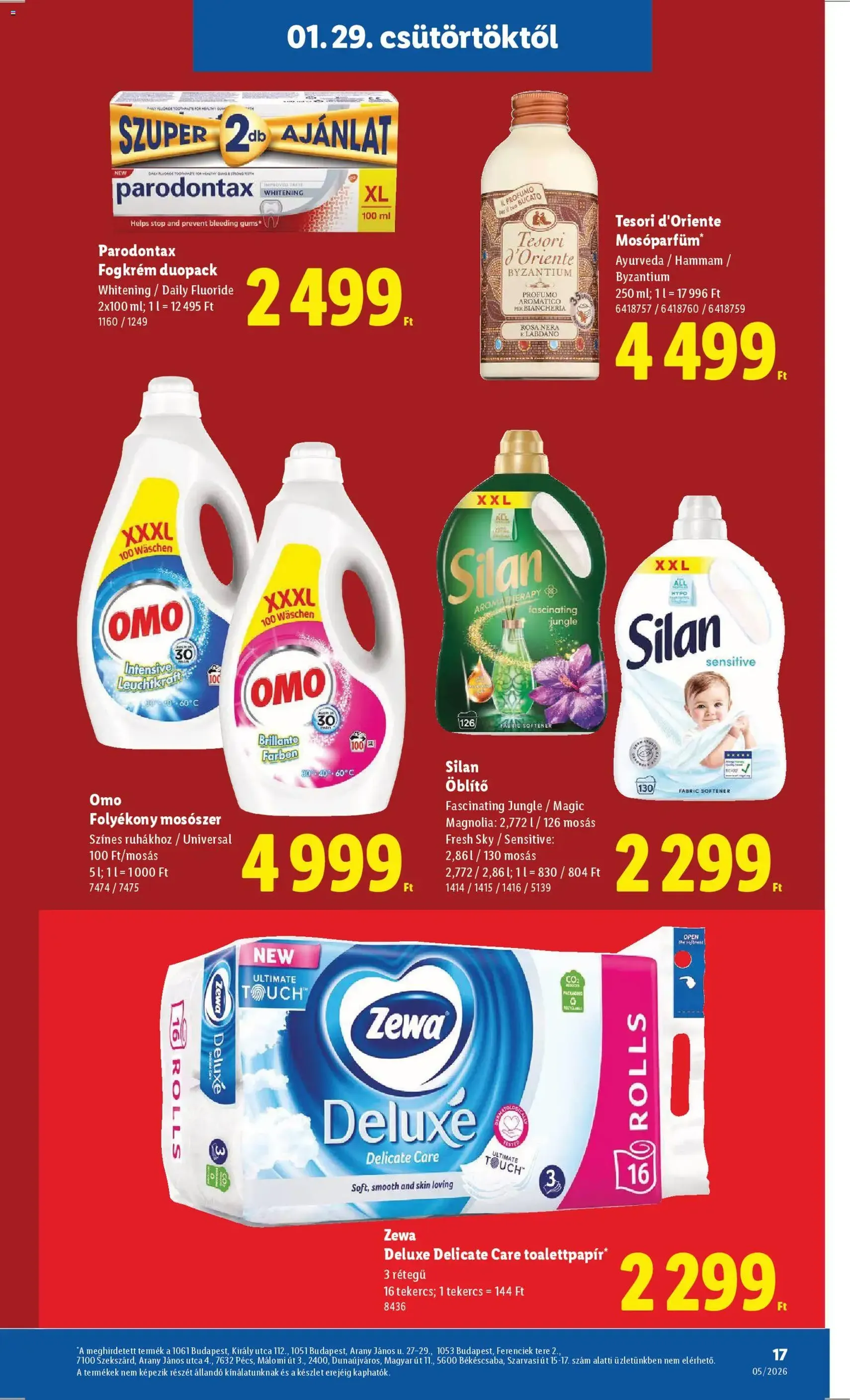 Lidl Akciós újság - 2026.01.29. érvényes szórólap 17 oldal 54 oldalból