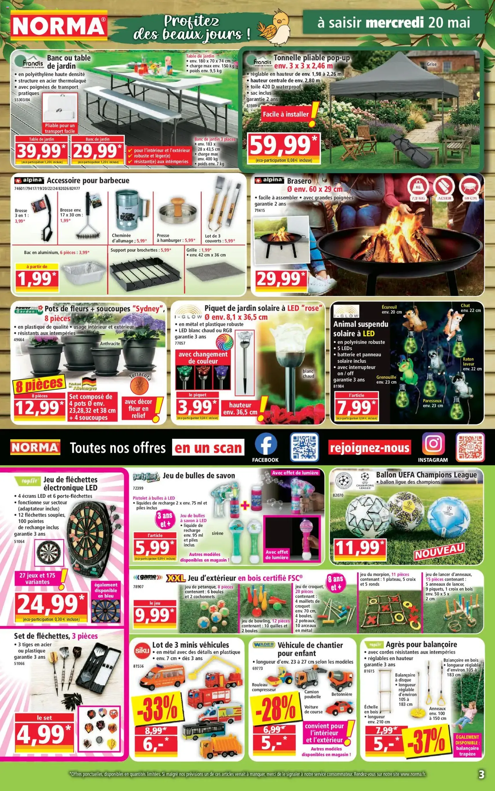 Norma catalogue - brochure valable à partir du 20/05/2026, page 3 sur 12