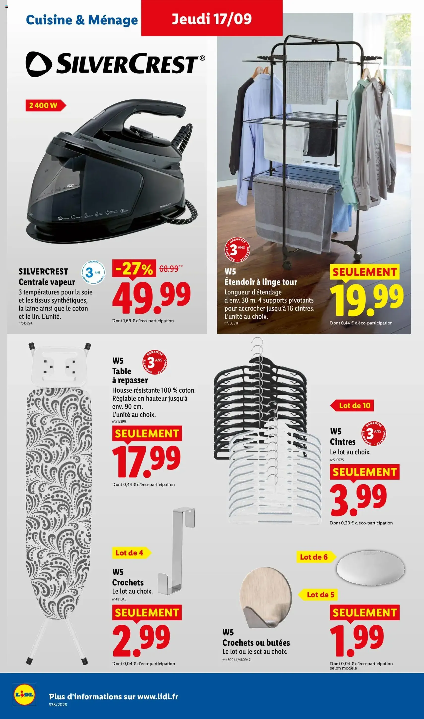 LIDL catalogue - brochure valable à partir du 17/09/2026, page 40 sur 67
