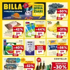 Billa leták - náhľad letáku platný od 20.08.2025