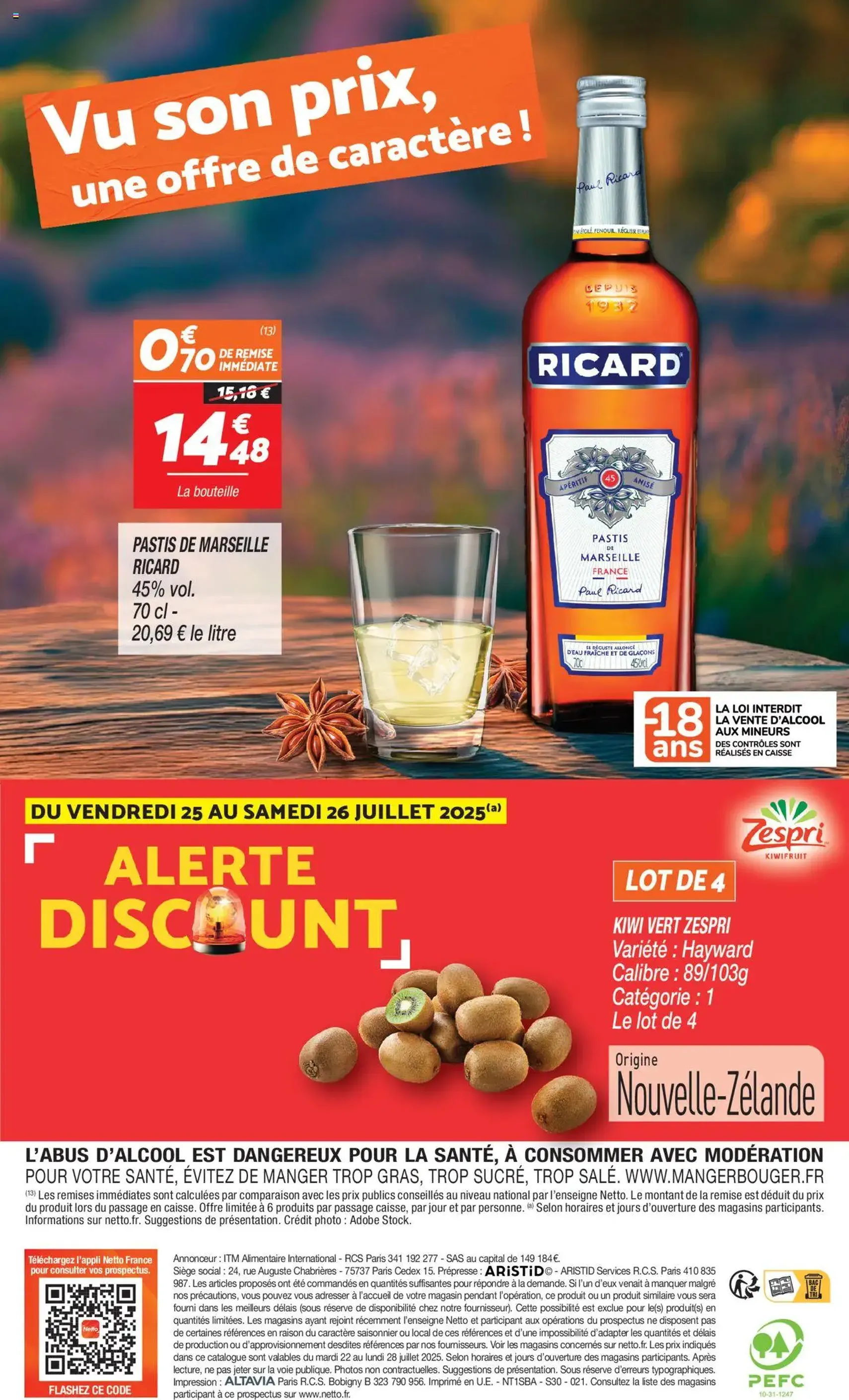 Netto catalogue - brochure valable à partir du 22/07/2025, page 12 sur 12 Netto catalogue - brochure valable à partir du 22/07/2025, page 12 sur 12