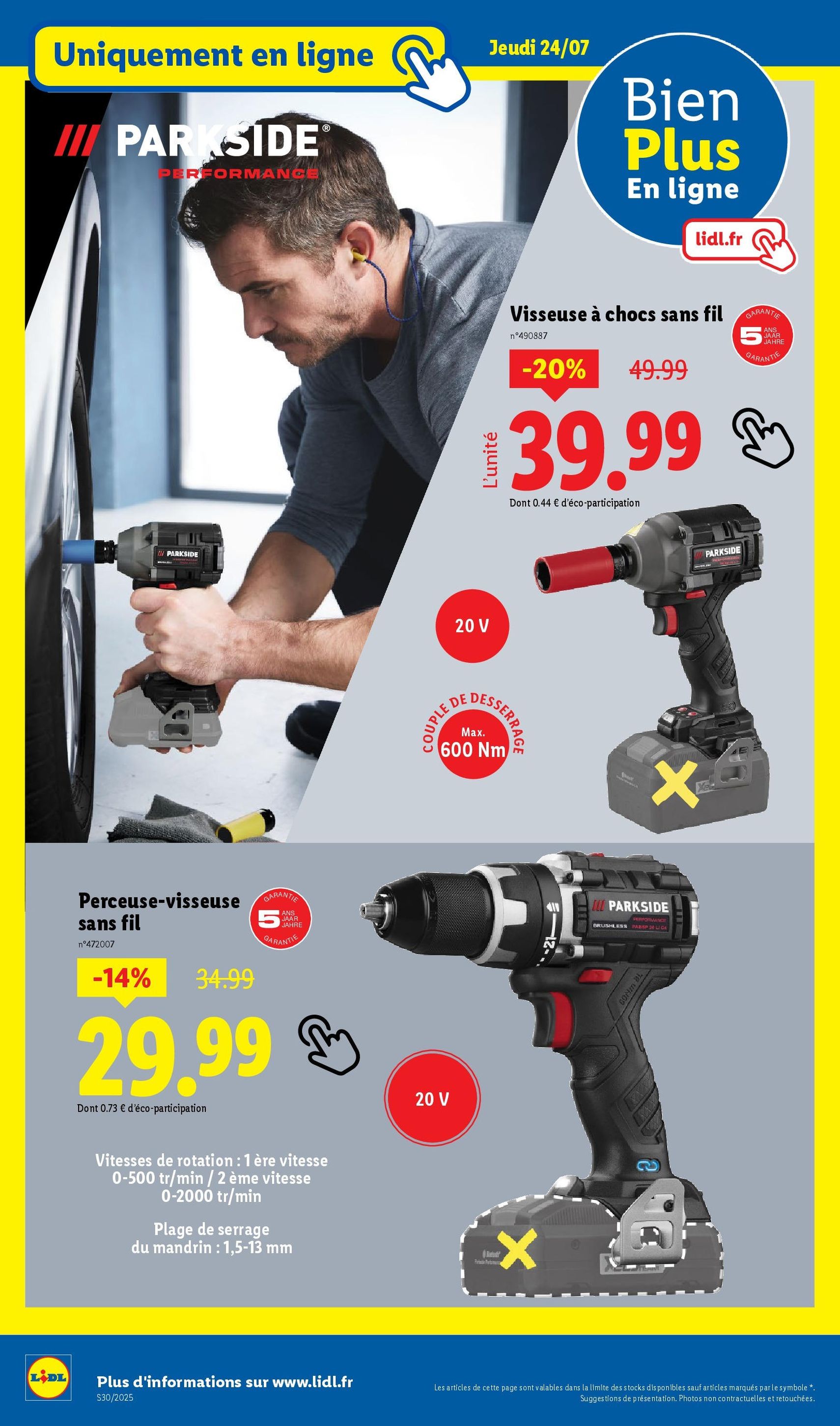 LIDL catalogue semaine 29 - brochure valable à partir du 24/07/2025, page 46 sur 73 LIDL catalogue semaine 29 - brochure valable à partir du 24/07/2025, page 46 sur 73