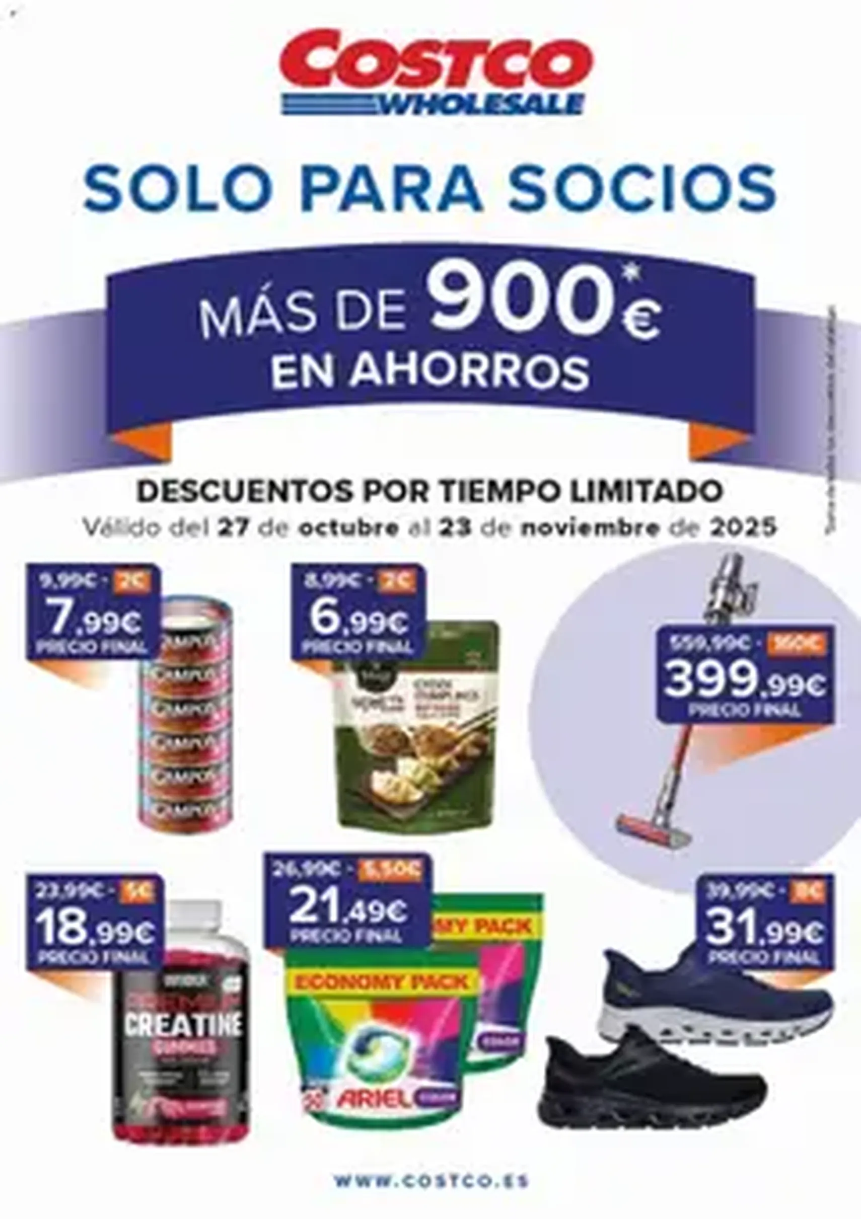 Costco catálogo - folleto válido desde 27/10/2025 página 1 de 1
