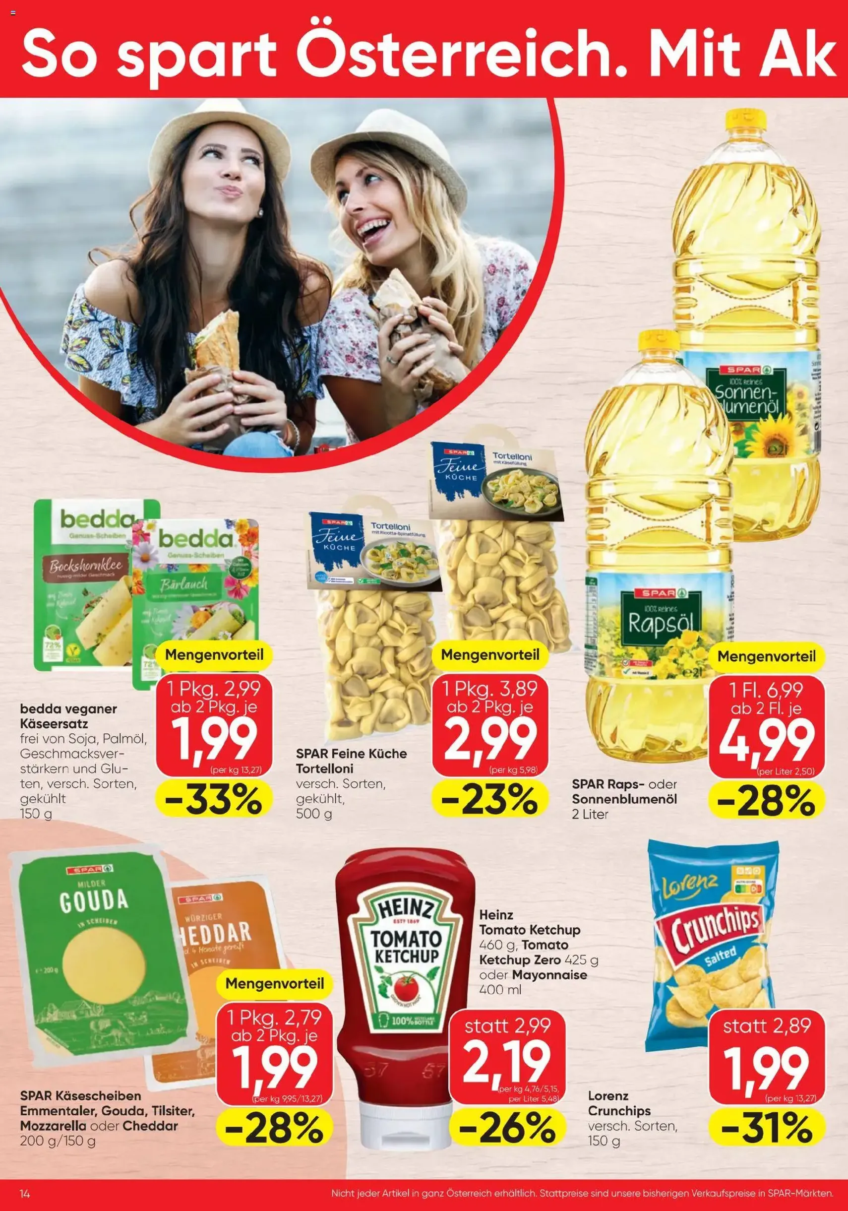 Spar - Flugblatt - Gültiger Prospekt ab 16.04.2026, Seite 14 von insgesamt 16