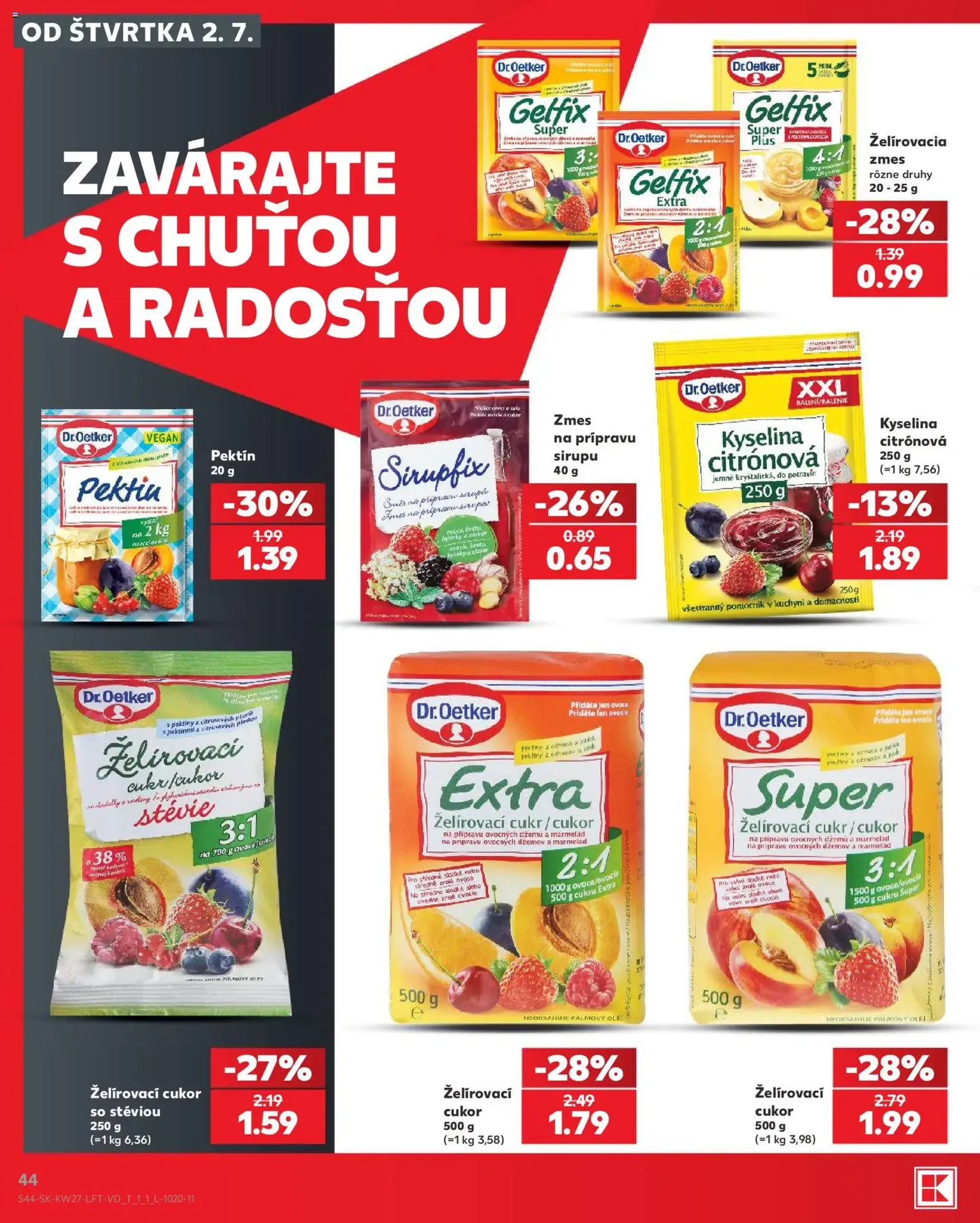 Kaufland SK akciós újság - 2026.07.02. érvényes szórólap 44 oldal 80 oldalból