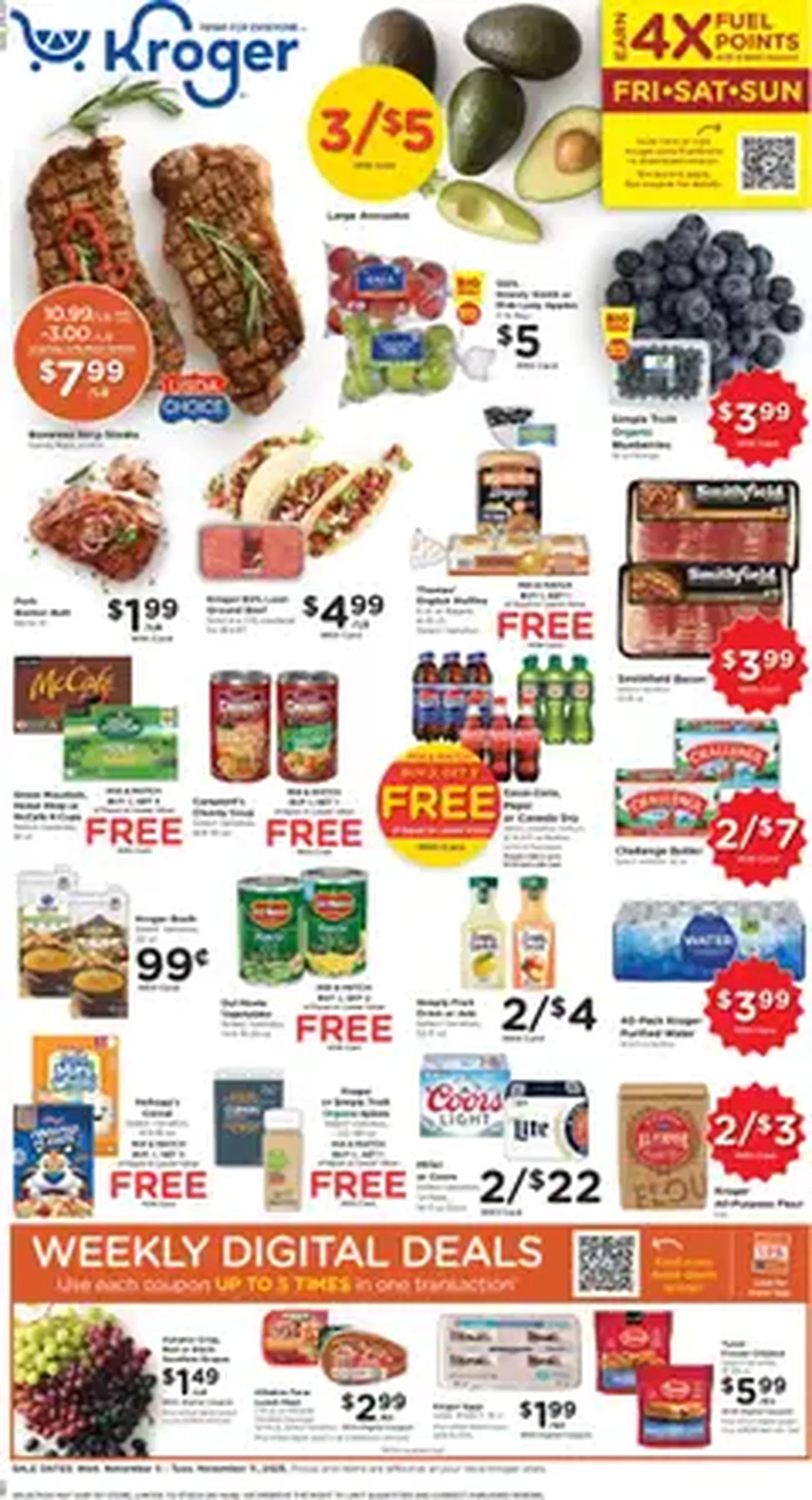Kroger Black Friday - valid flyer from 11/05/2025, page 1 of 1