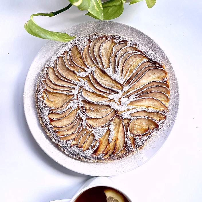 Birnen Tarte mit Zimt