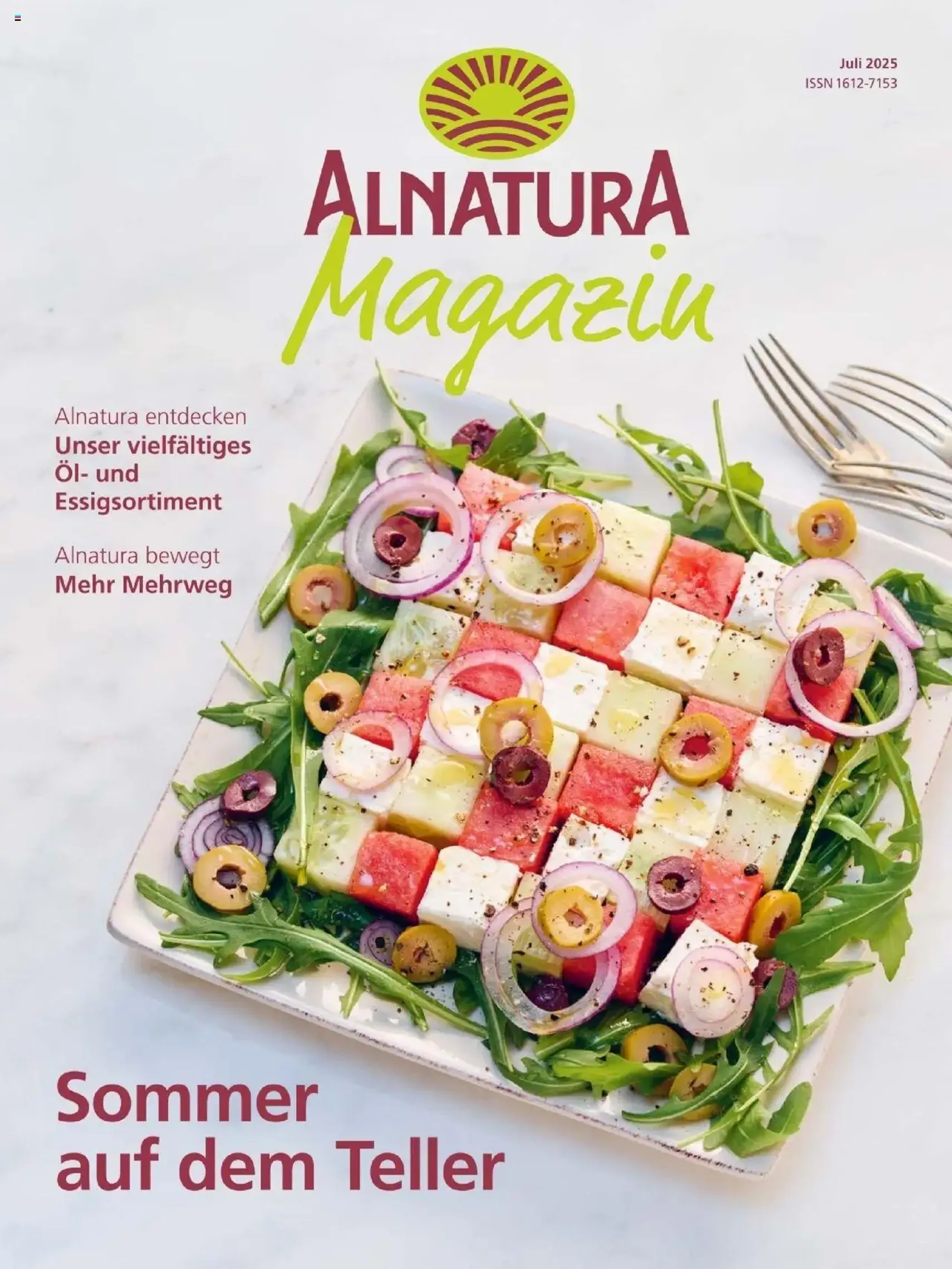 Alnatura Prospekt - Gültiger Prospekt ab 01.07.2025, Seite 1 von insgesamt 60