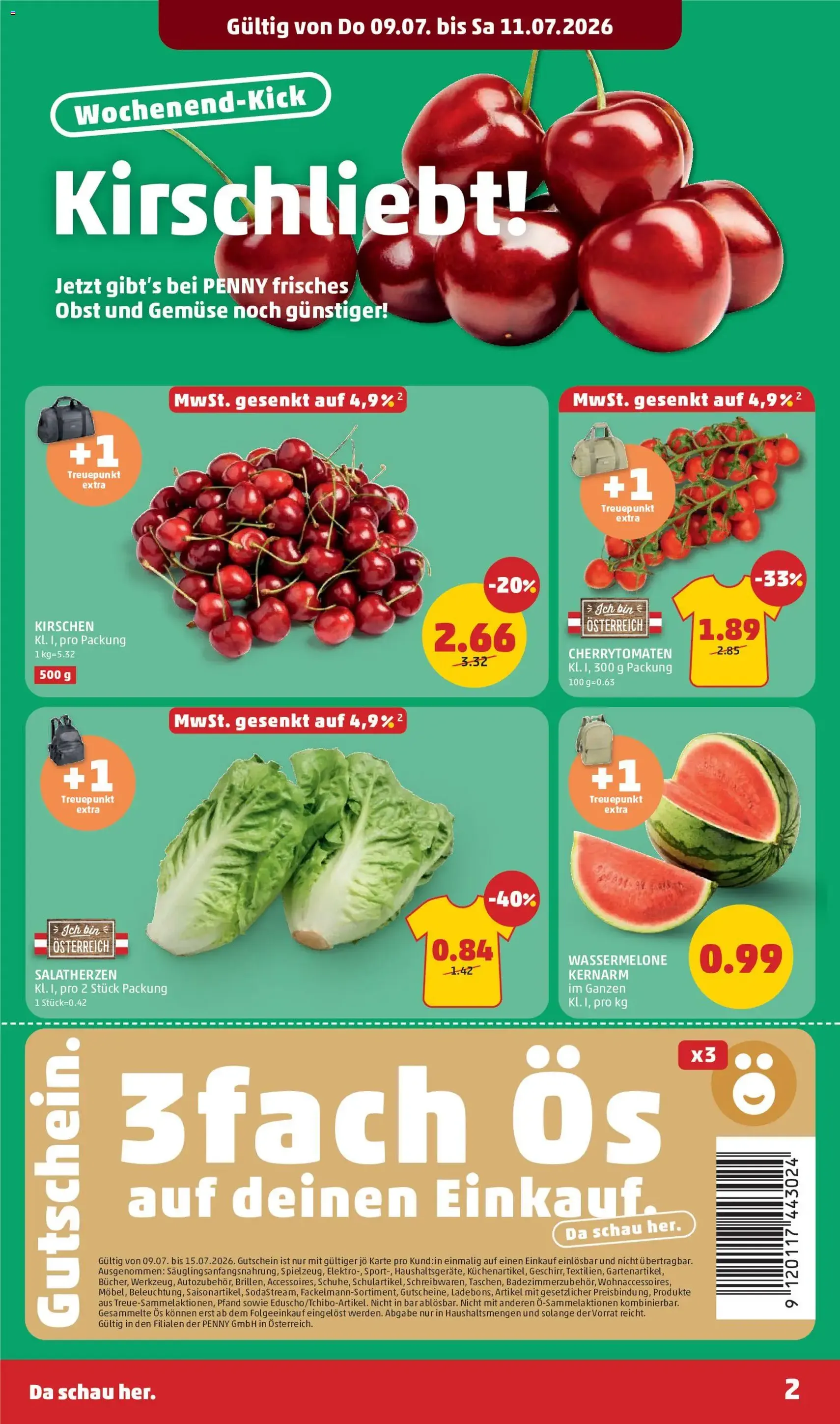 Penny Markt Flugblatt - Gültiger Prospekt ab 09.07.2026, Seite 2 von insgesamt 28