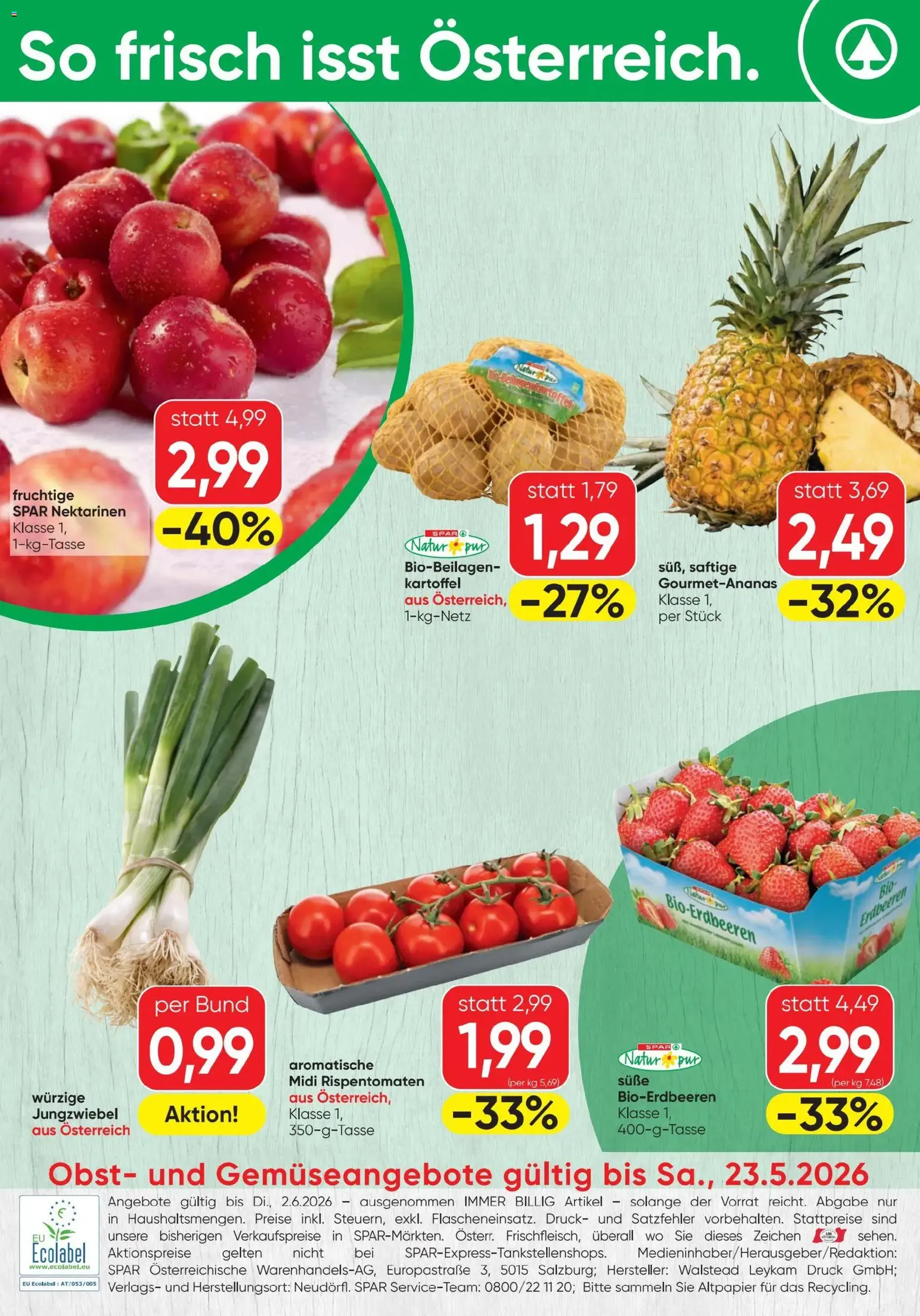 Spar - Flugblatt - Gültiger Prospekt ab 21.05.2026, Seite 24 von insgesamt 24