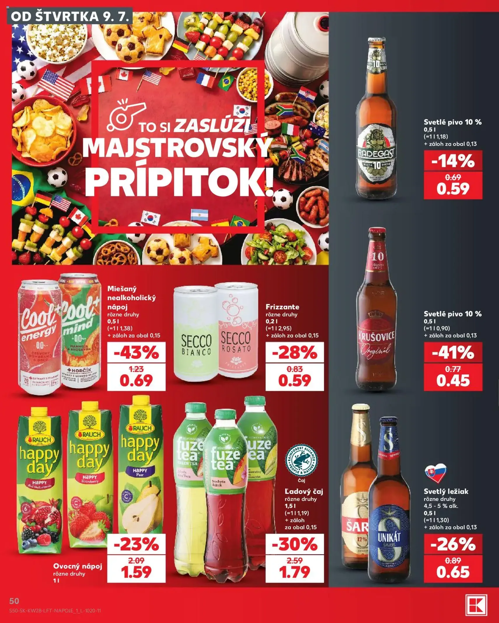 Kaufland SK akciós újság - 2026.07.09. érvényes szórólap 50 oldal 82 oldalból