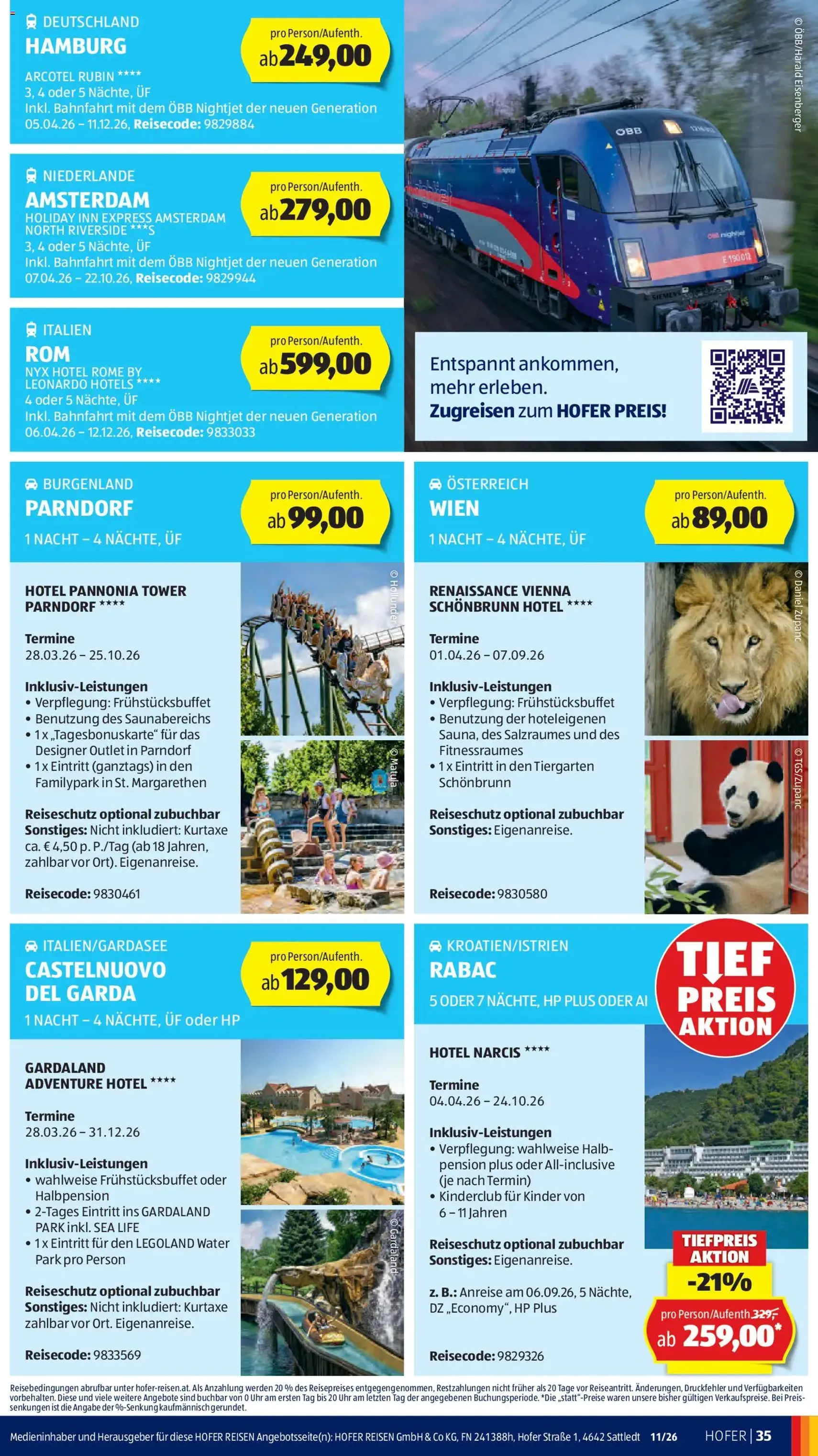 Hofer Flugblatt - Gültiger Prospekt ab 04.03.2026, Seite 43 von insgesamt 45