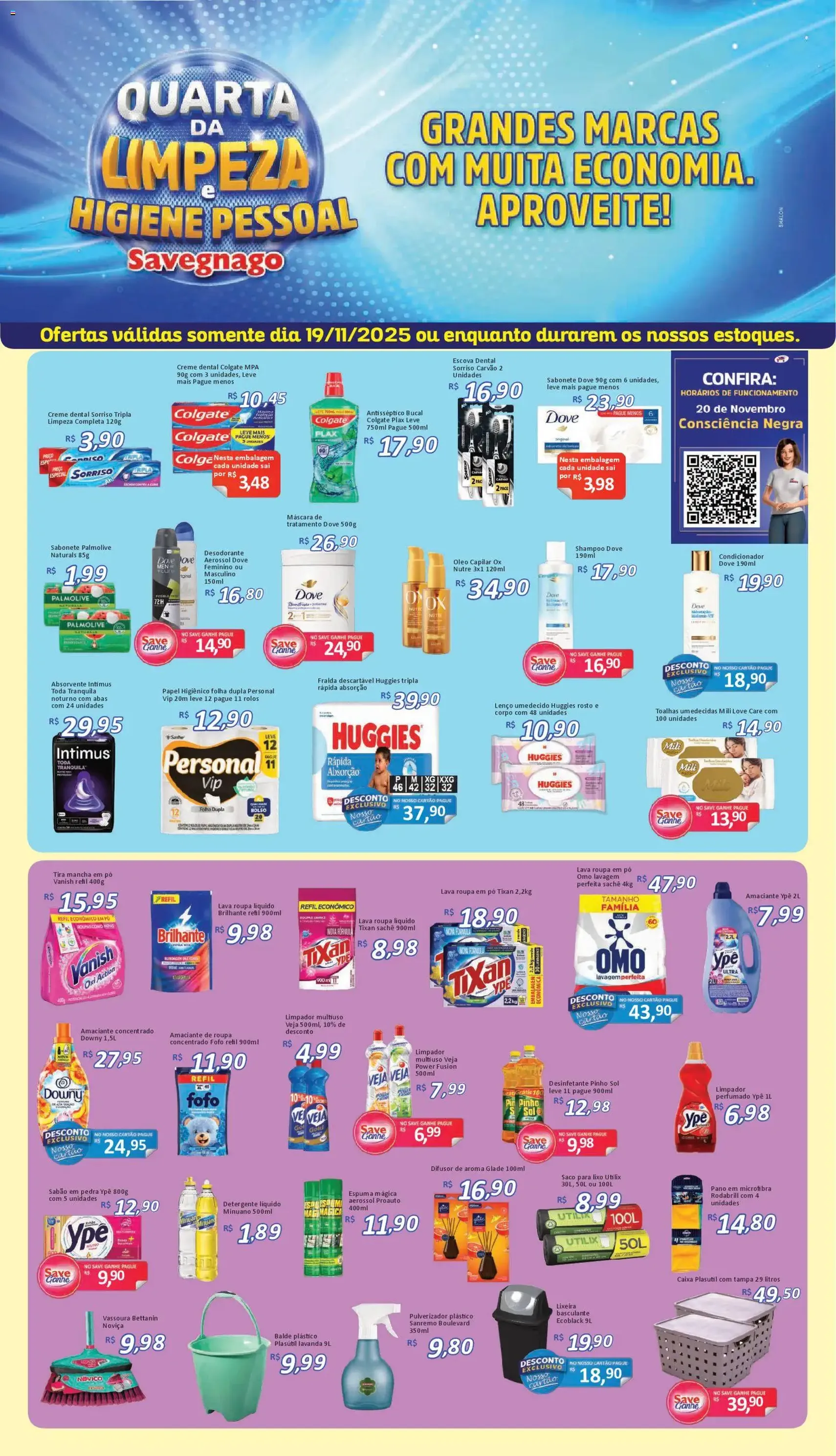 Savegnago - Ofertas da semana - folheto válido a partir de 19/11/2025 página 1 de 2