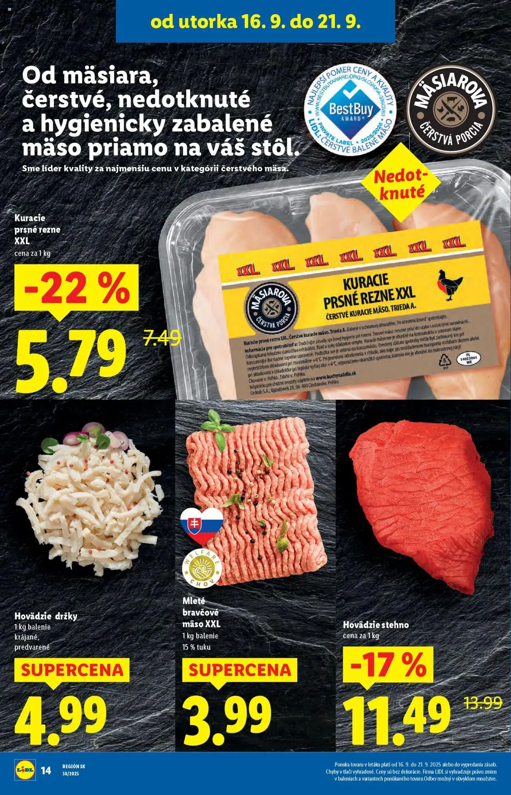 Lidl leták - platný leták od 16.09.2025 strana 14 z 111 Lidl leták - platný leták od 16.09.2025 strana 14 z 111