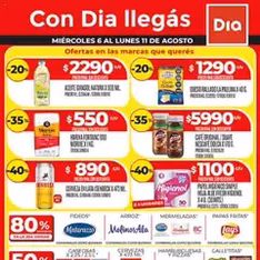 Vista previa del folleto Supermercado DIA Ofertas válido desde 06/08/2025