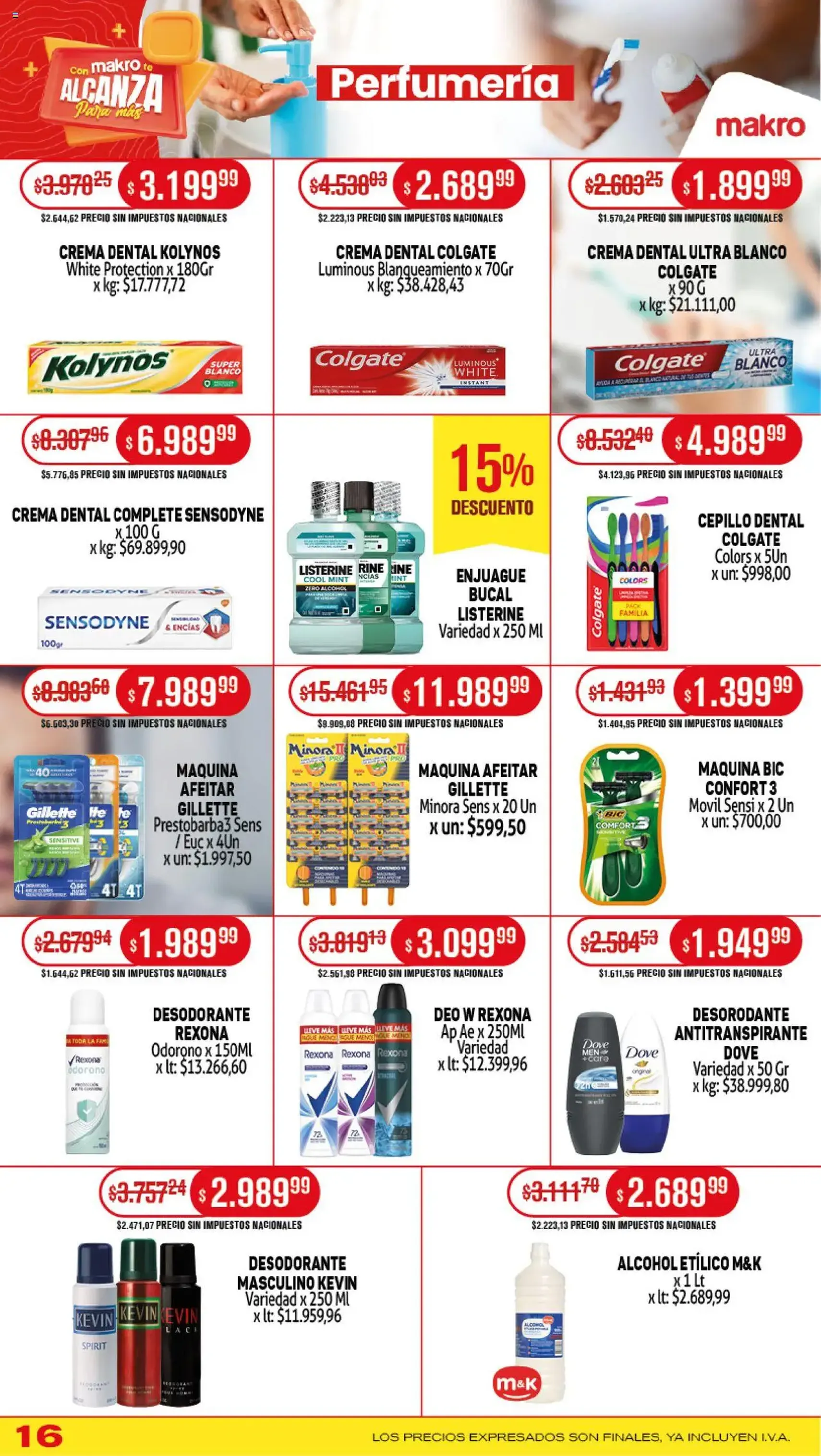 Makro ofertas - folleto válido desde 14/08/2025 página 16 de 20