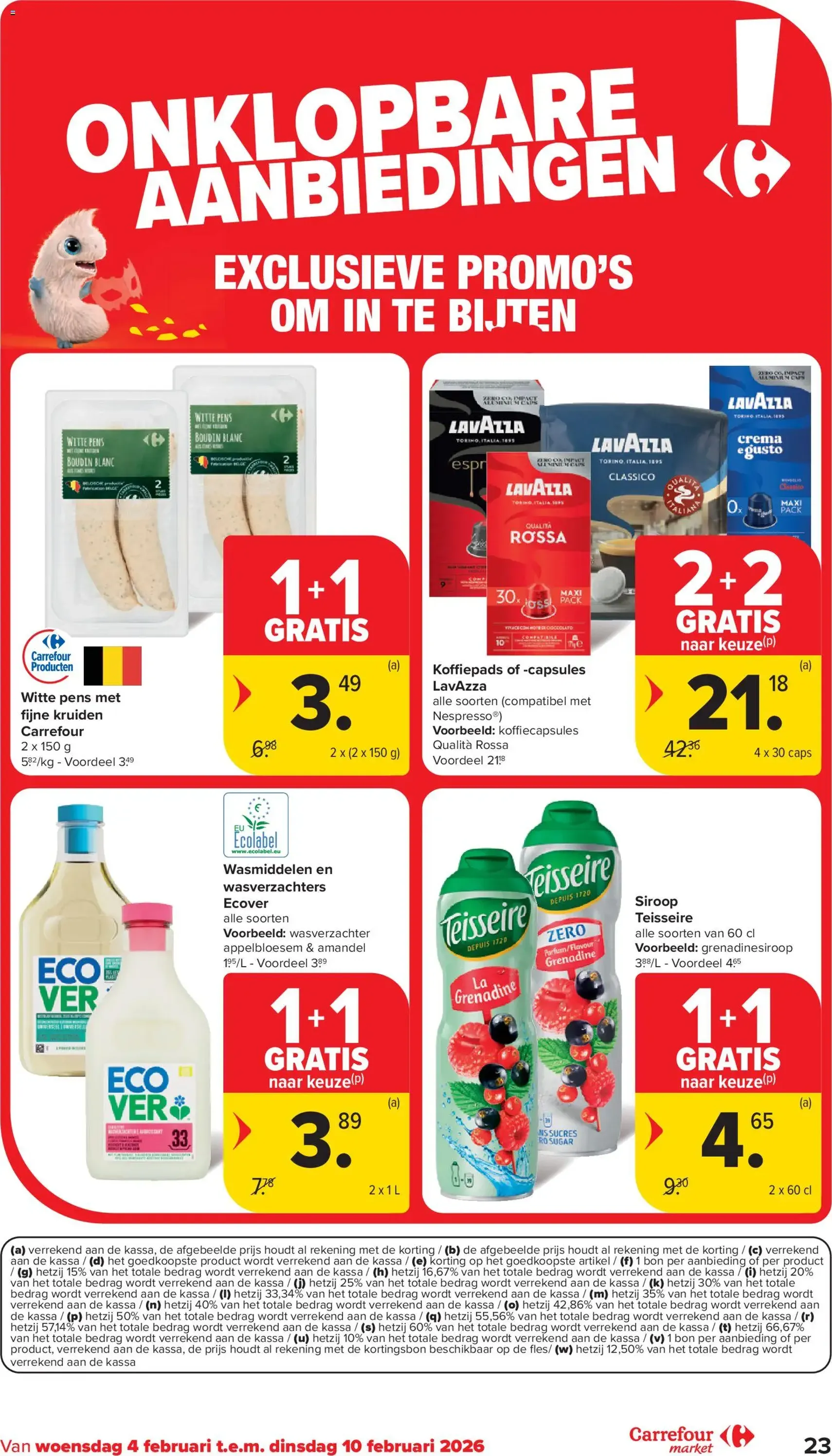Carrefour market folder week 6 - geldige folder vanaf 04/02/2026 pagina 23 van 24