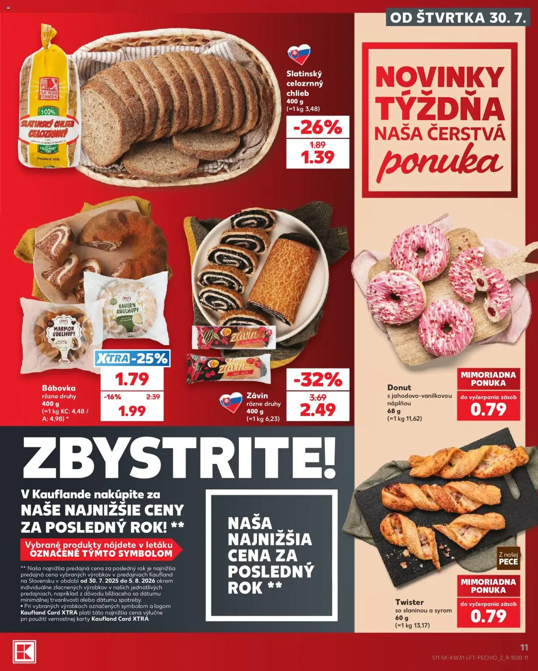 Kaufland SK akciós újság - 2026.07.30. érvényes szórólap 11 oldal 74 oldalból