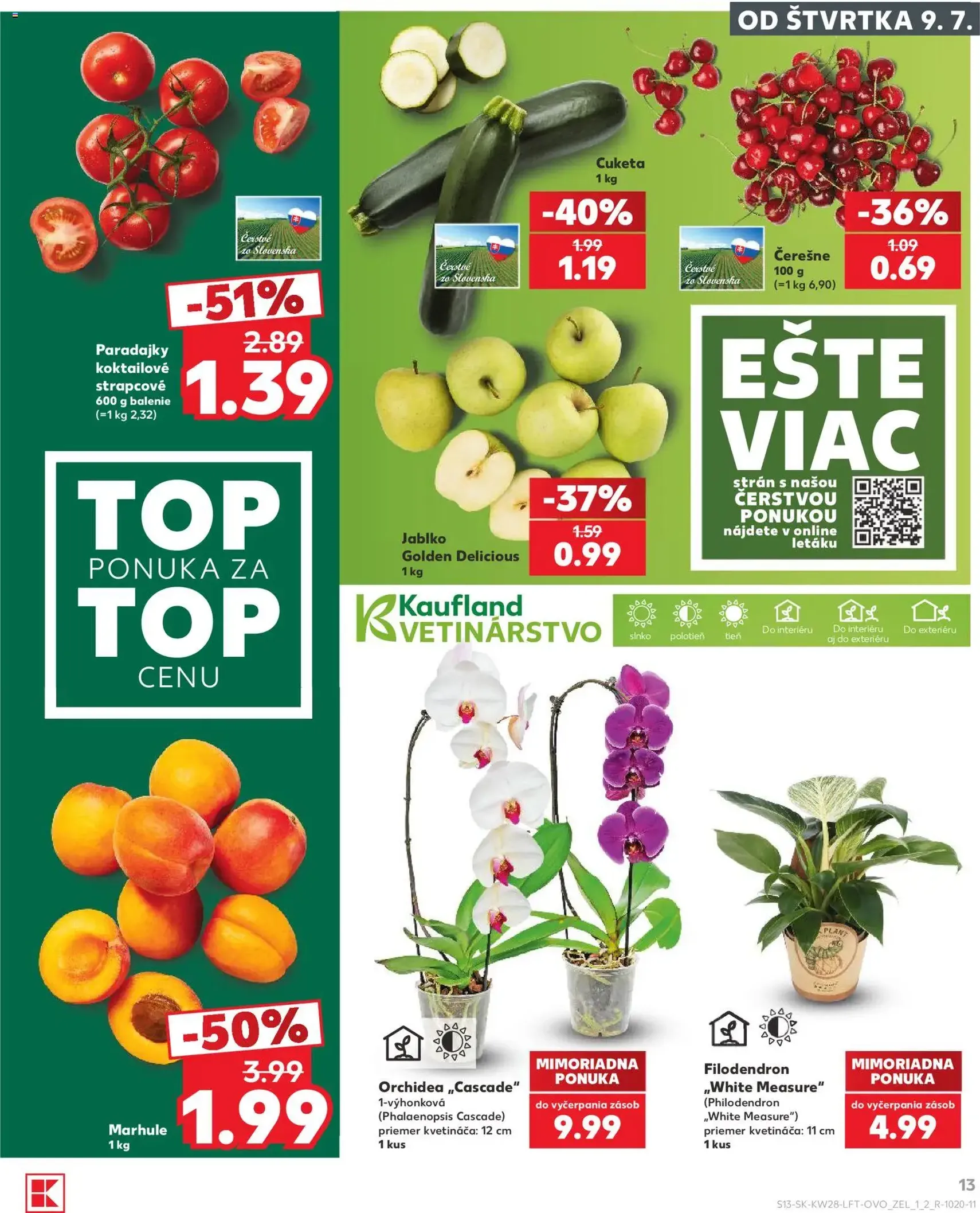 Kaufland SK akciós újság - 2026.07.09. érvényes szórólap 13 oldal 82 oldalból