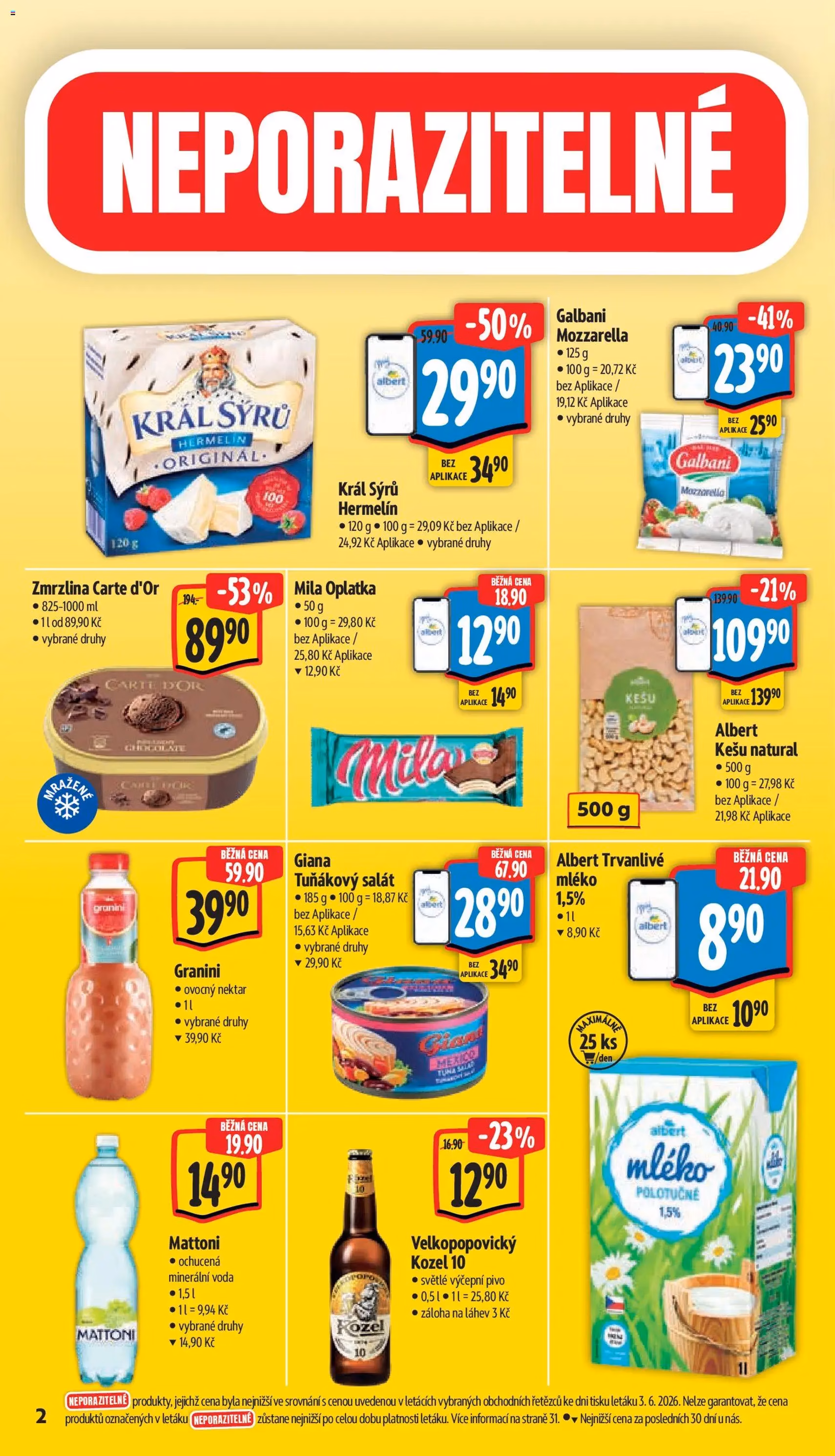 Albert leták - Hypermarket - platný leták od 10.06.2026 strana 6 z 56