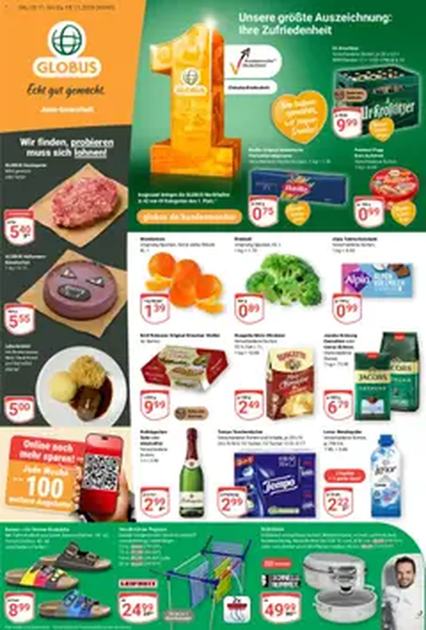 Globus Prospekt - Gültiger Prospekt ab 03.11.2025, Seite 1 von insgesamt 1