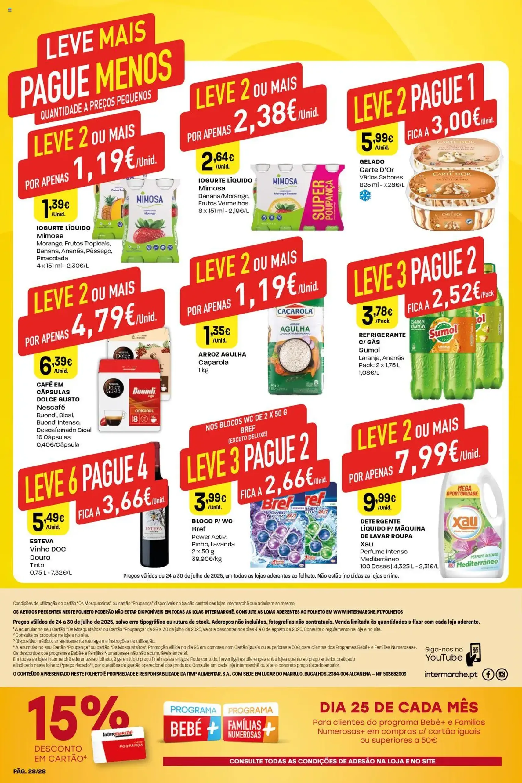 Intermarché folheto - folheto válido a partir de 24/07/2025 página 28 de 28 Intermarché folheto - folheto válido a partir de 24/07/2025 página 28 de 28