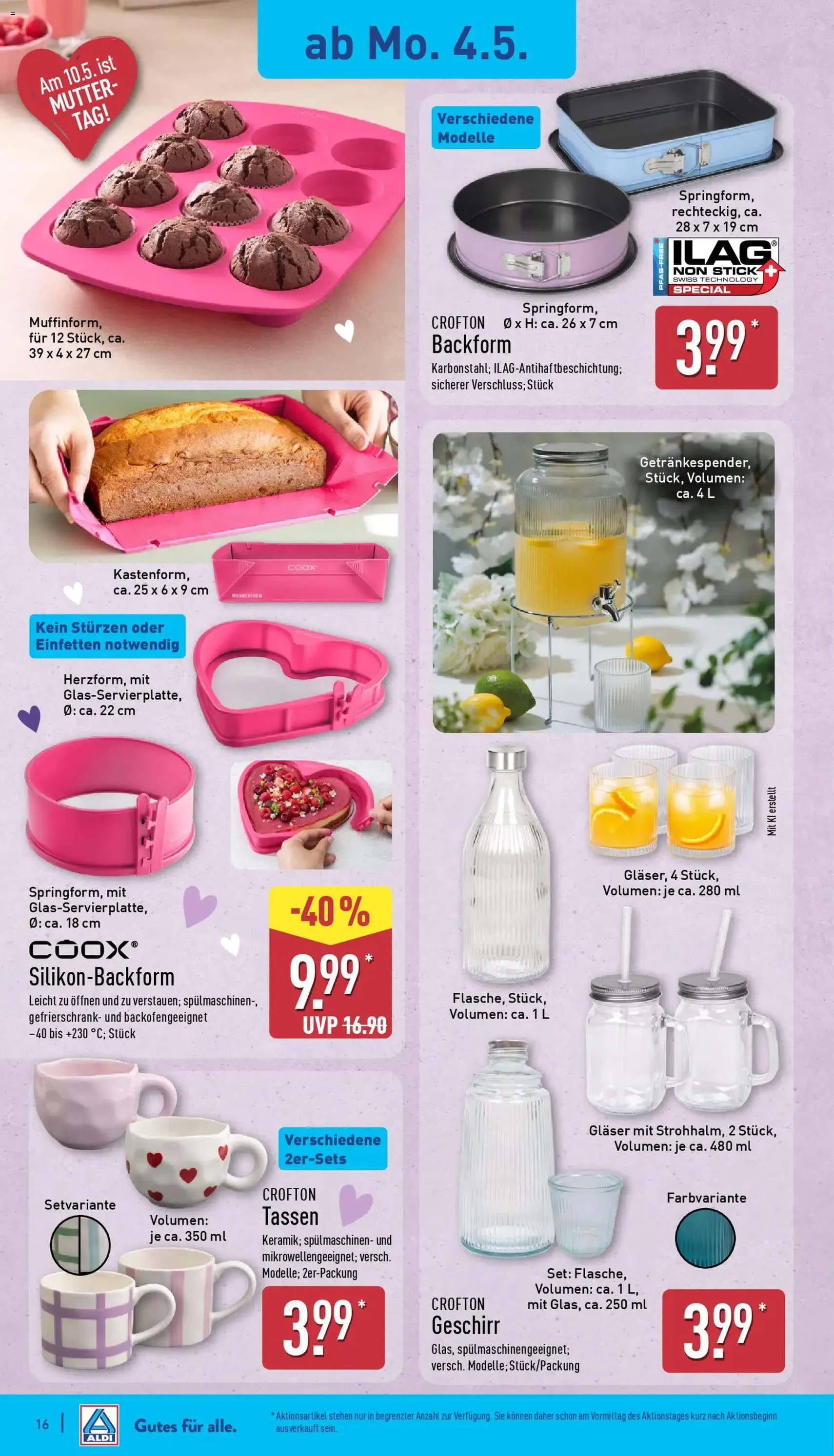 Aldi Prospekt - Gültiger Prospekt ab 04.05.2026, Seite 16 von insgesamt 39