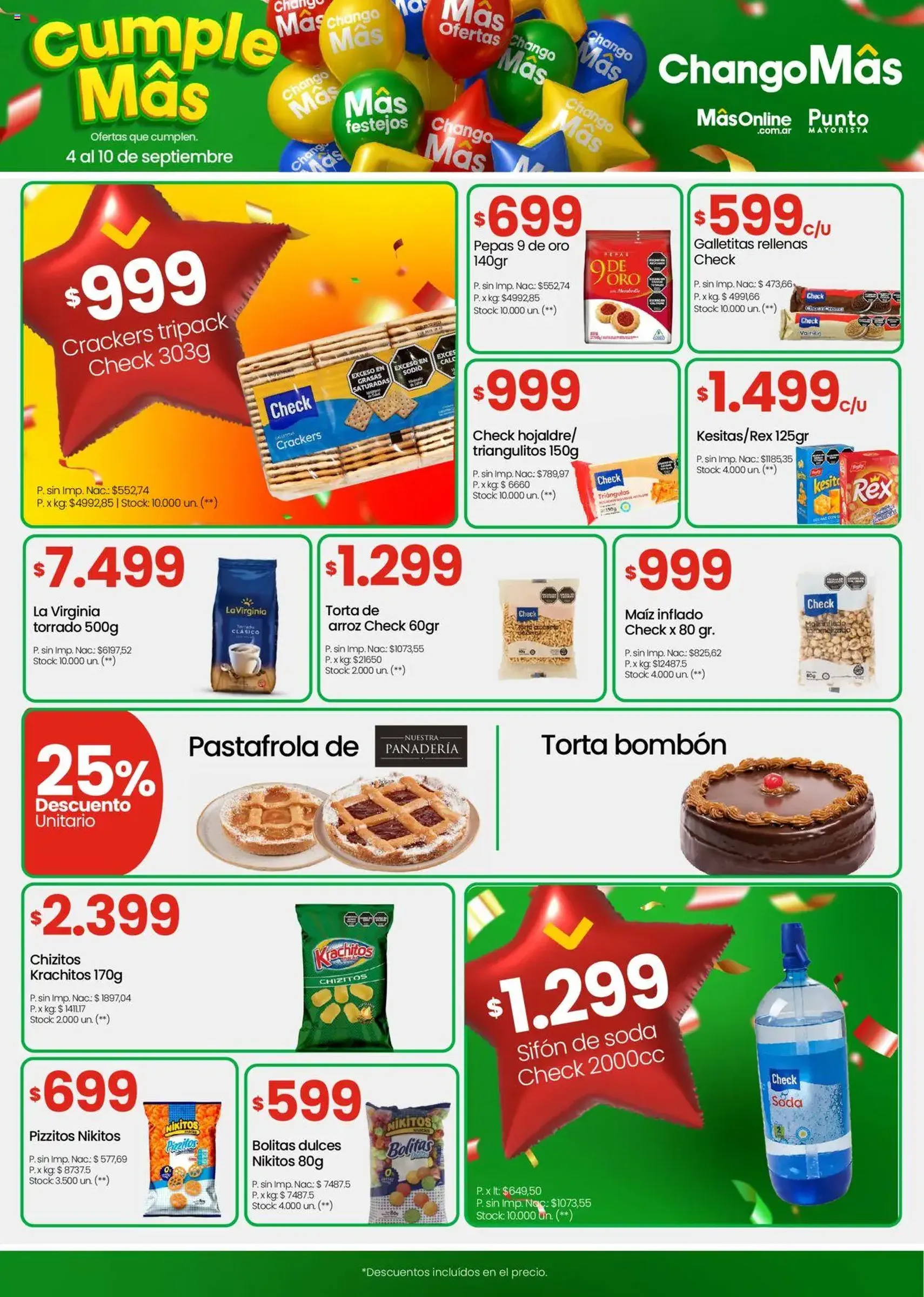 Changomas ofertas - folleto válido desde 04/09/2025 página 7 de 18 Changomas ofertas - folleto válido desde 04/09/2025 página 7 de 18