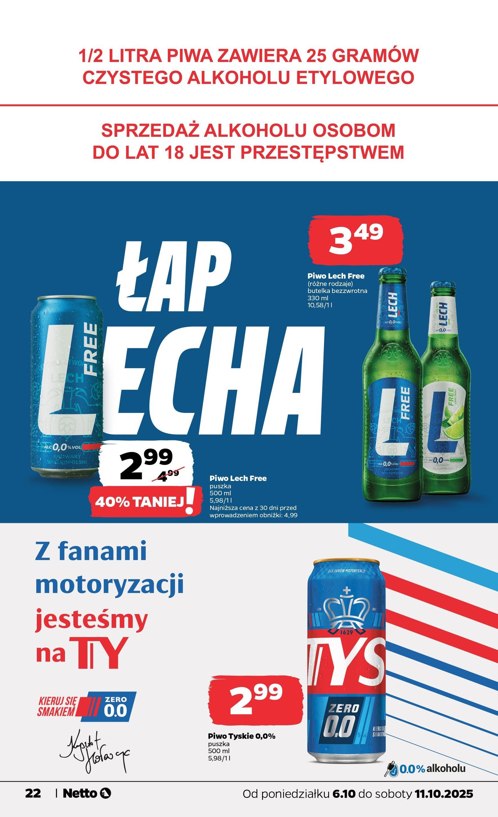 Netto gazetka - Spożywcza - ważny gazetka od 06.10.2025 strona 22 z 34