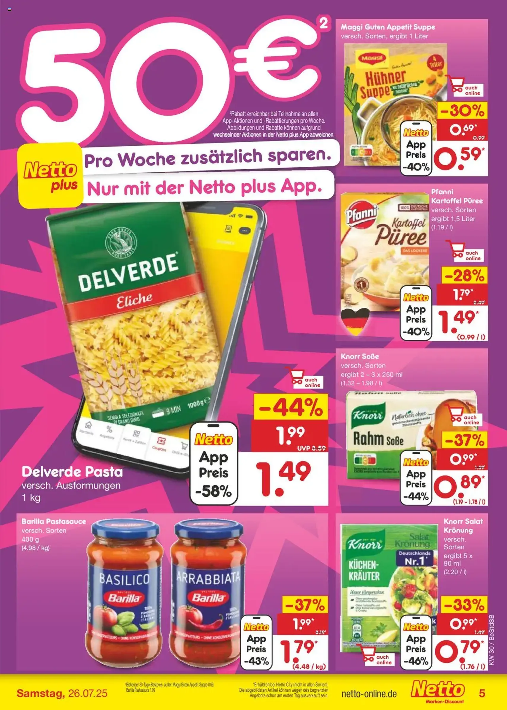 Netto Marken-Discount Prospekt - Gültiger Prospekt ab 21.07.2025, Seite 5 von insgesamt 65
