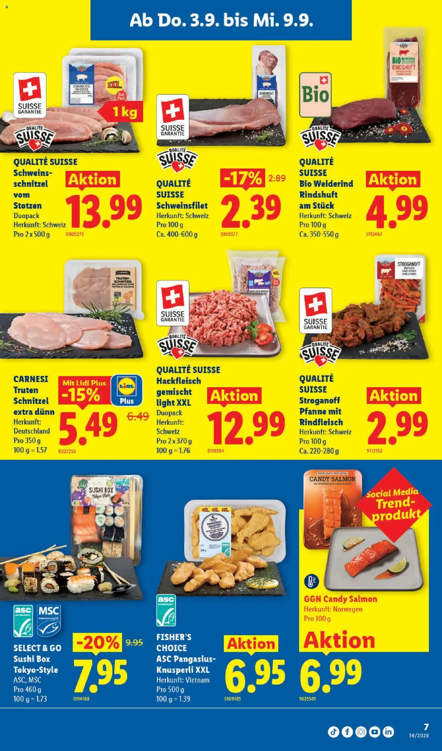 Lidl aktionen - Gültiger Prospekt ab 03.09.2026, Seite 11 von insgesamt 41
