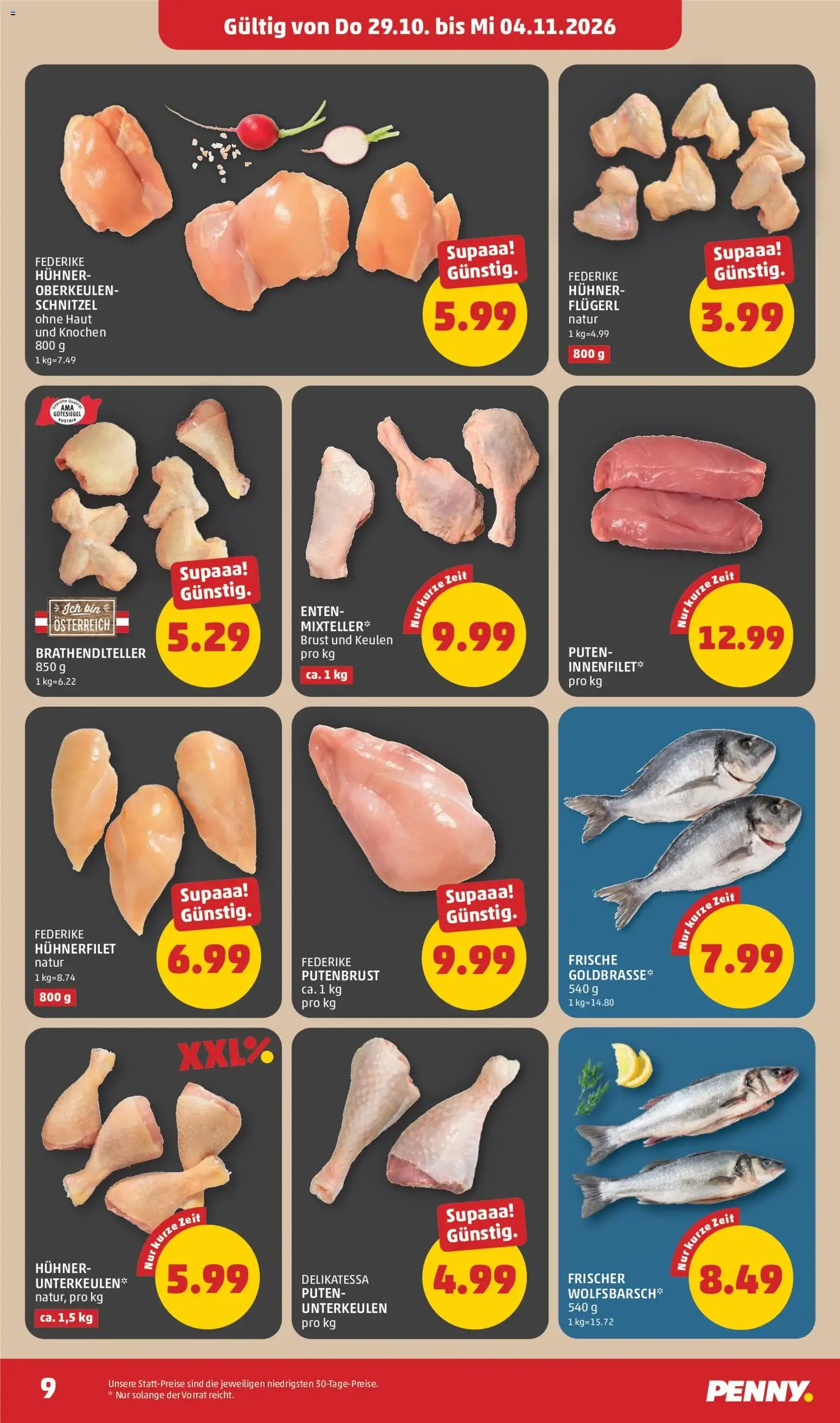Penny Markt Flugblatt - Gültiger Prospekt ab 29.10.2026, Seite 9 von insgesamt 36