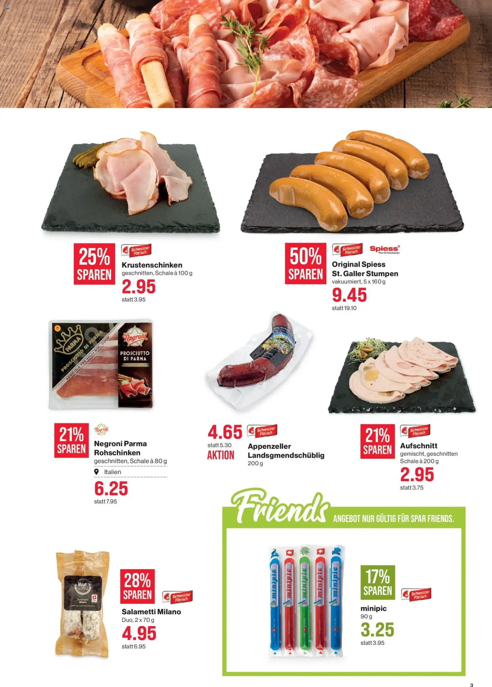 SPAR aktionen - Gültiger Prospekt ab 23.04.2026, Seite 3 von insgesamt 20