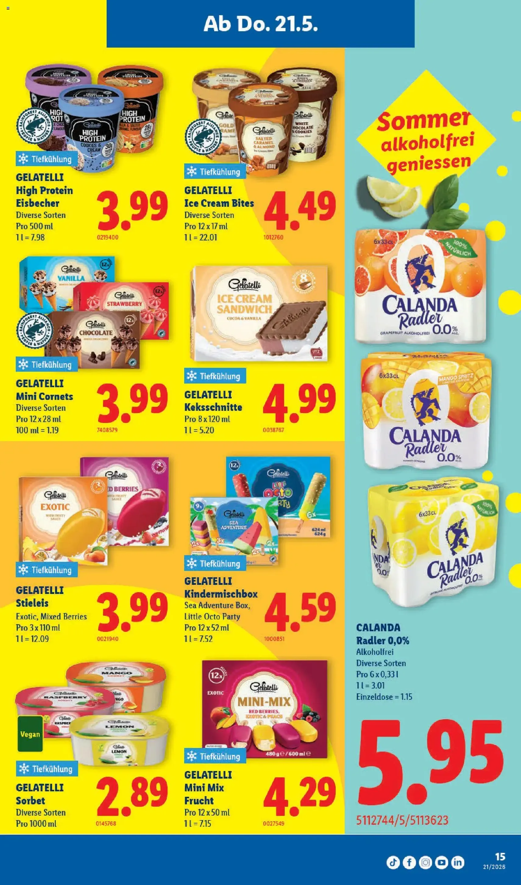 Lidl aktionen - Gültiger Prospekt ab 21.05.2026, Seite 15 von insgesamt 32