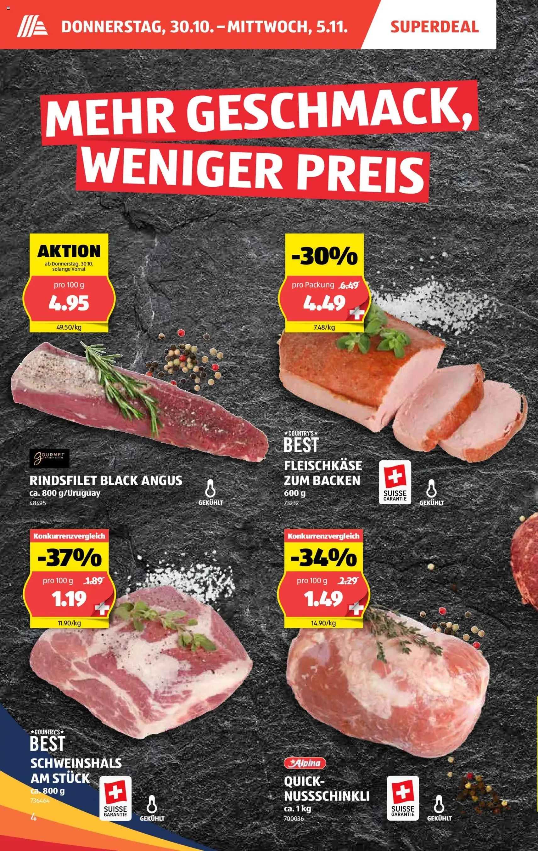 Aldi Aktionen - Gültiger Prospekt ab 30.10.2025, Seite 5 von insgesamt 36 Aldi Aktionen - Gültiger Prospekt ab 30.10.2025, Seite 5 von insgesamt 36