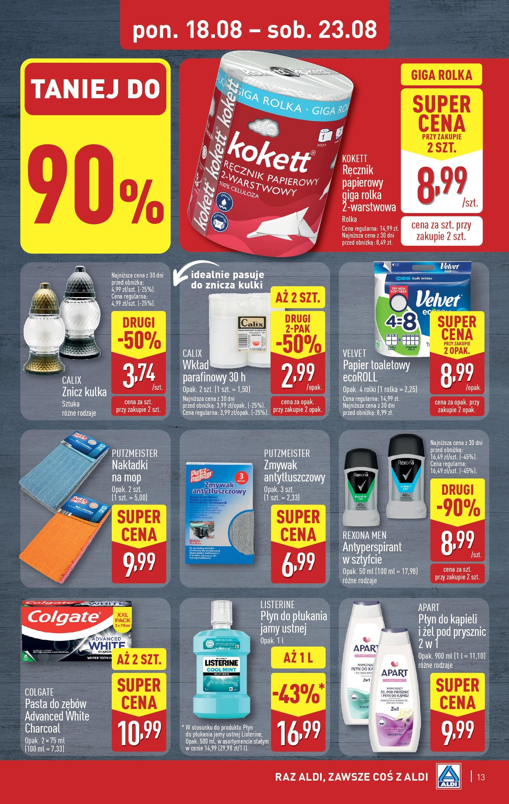 Aldi Gazetka - ważny gazetka od 18.08.2025 strona 13 z 28 Aldi Gazetka - ważny gazetka od 18.08.2025 strona 13 z 28