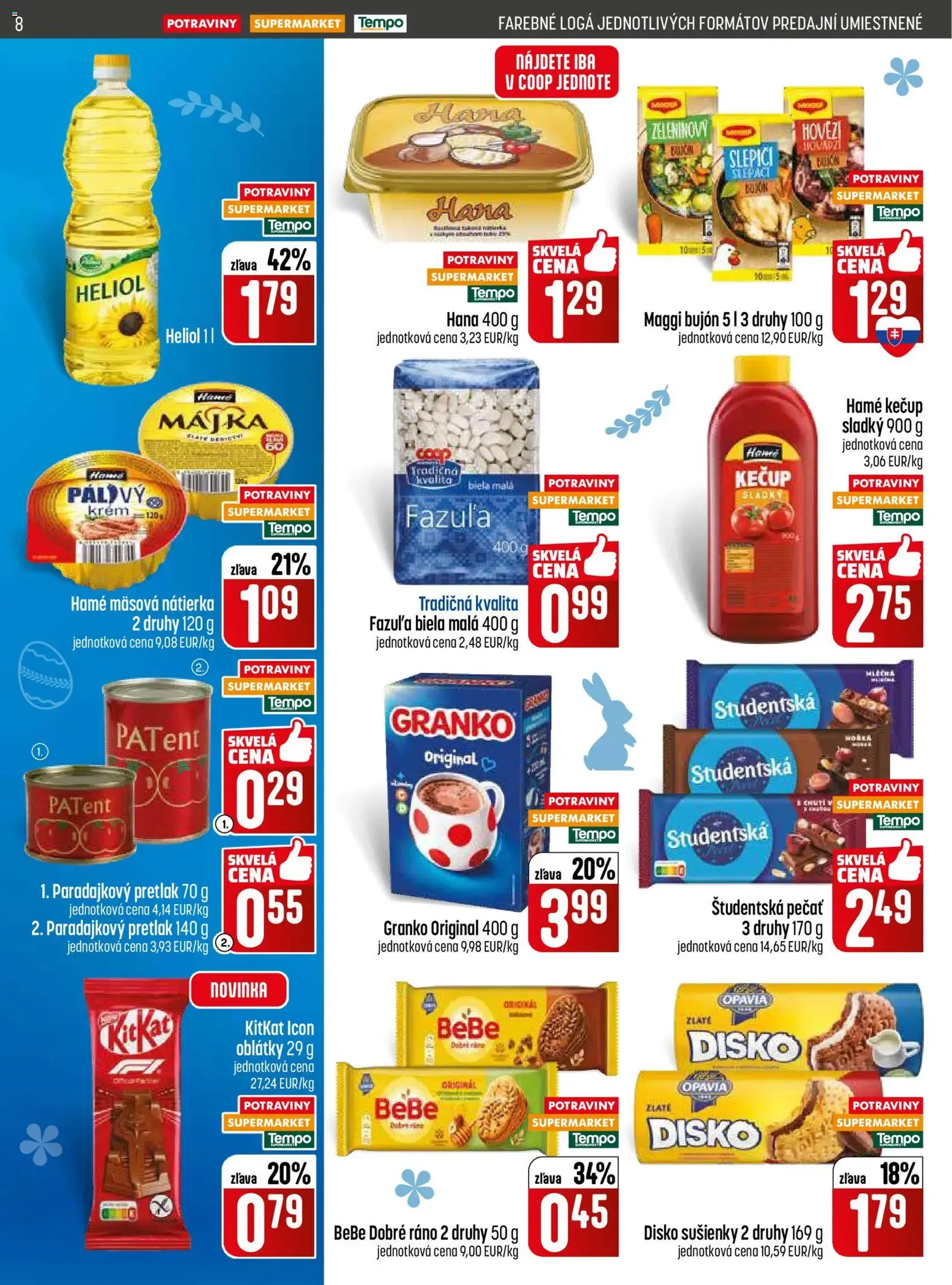 COOP Jednota leták - platný leták od 31.03.2026 strana 8 z 28