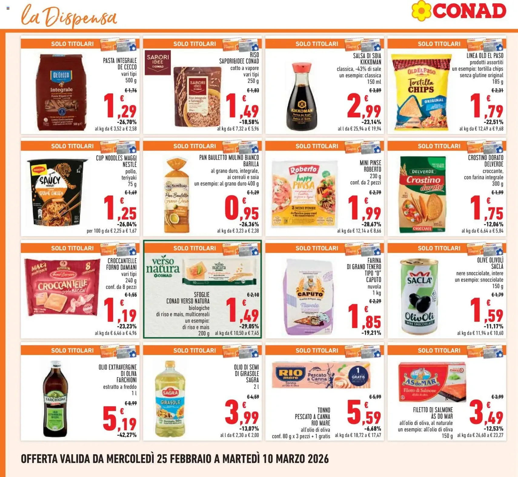 Volantino Conad - volantino valido dal 25/02/2026 pagina 18 di 28