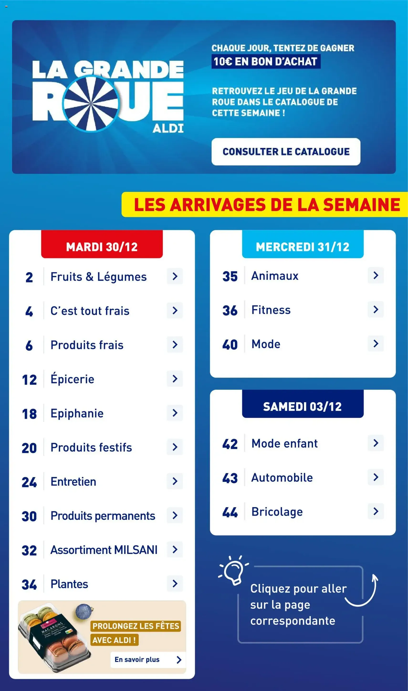 Aldi - Catalogue de la semaine - brochure valable à partir du 30/12/2025, page 3 sur 50