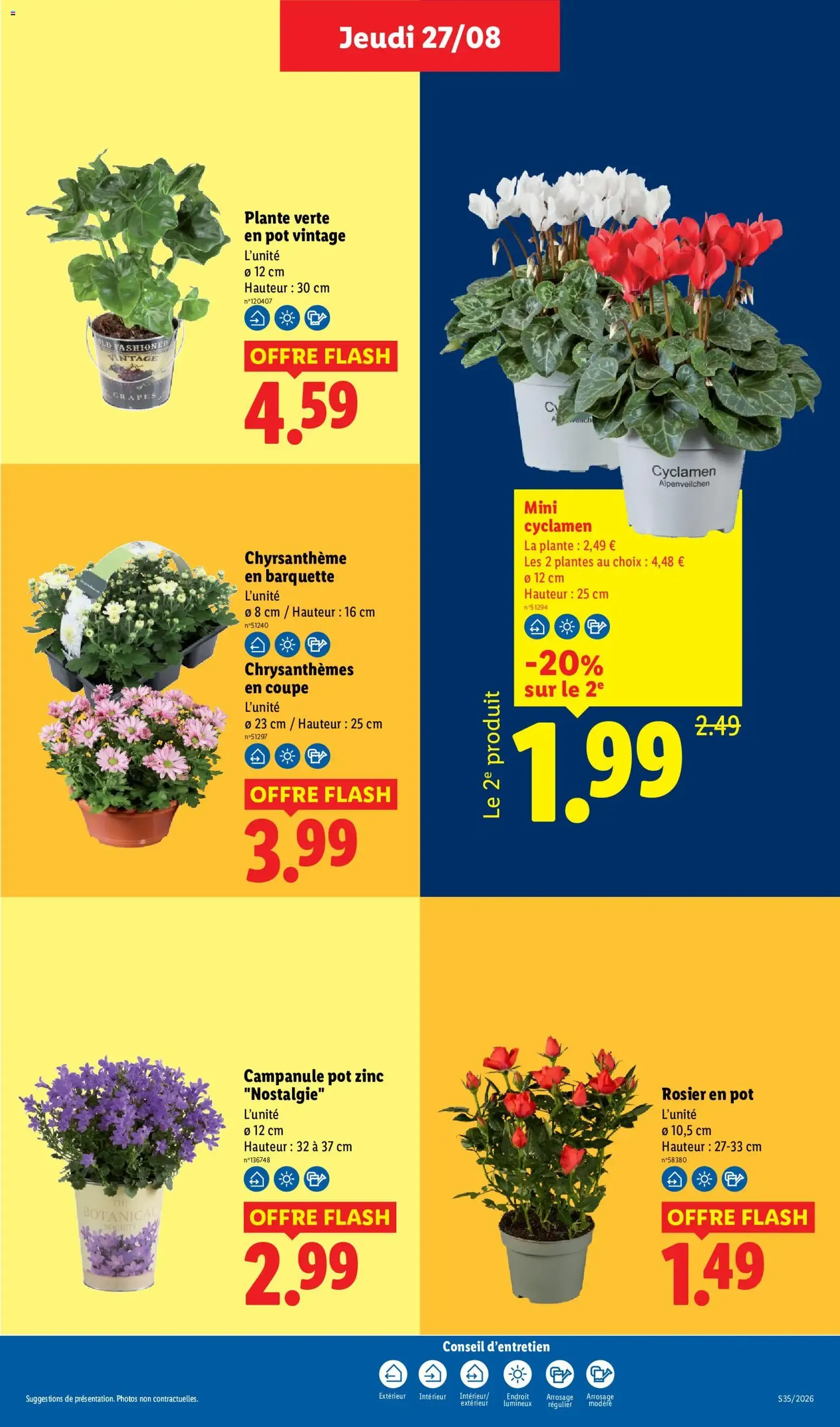 LIDL catalogue - brochure valable à partir du 27/08/2026, page 29 sur 61