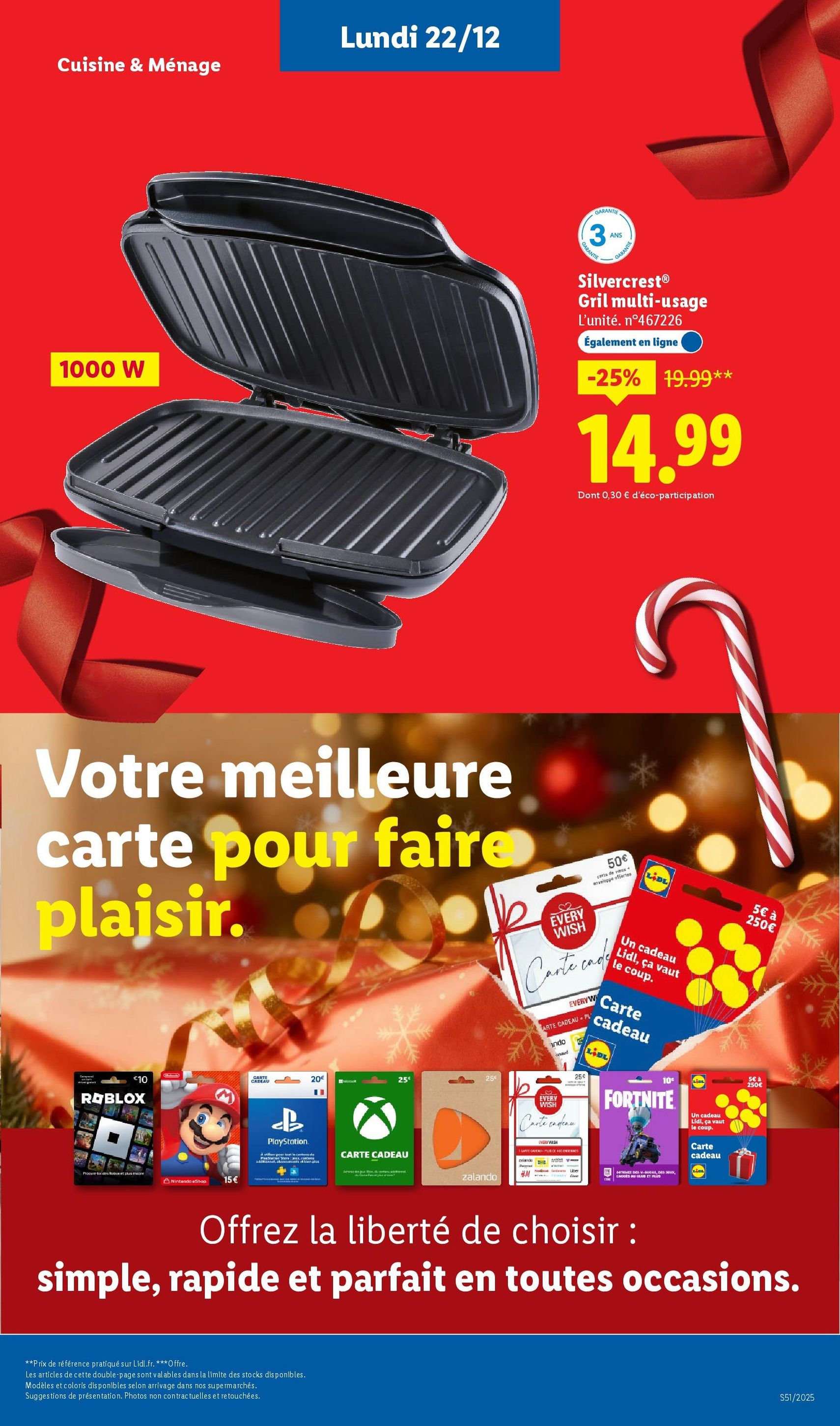 LIDL catalogue semaine 51 - brochure valable à partir du 18/12/2025, page 63 sur 87