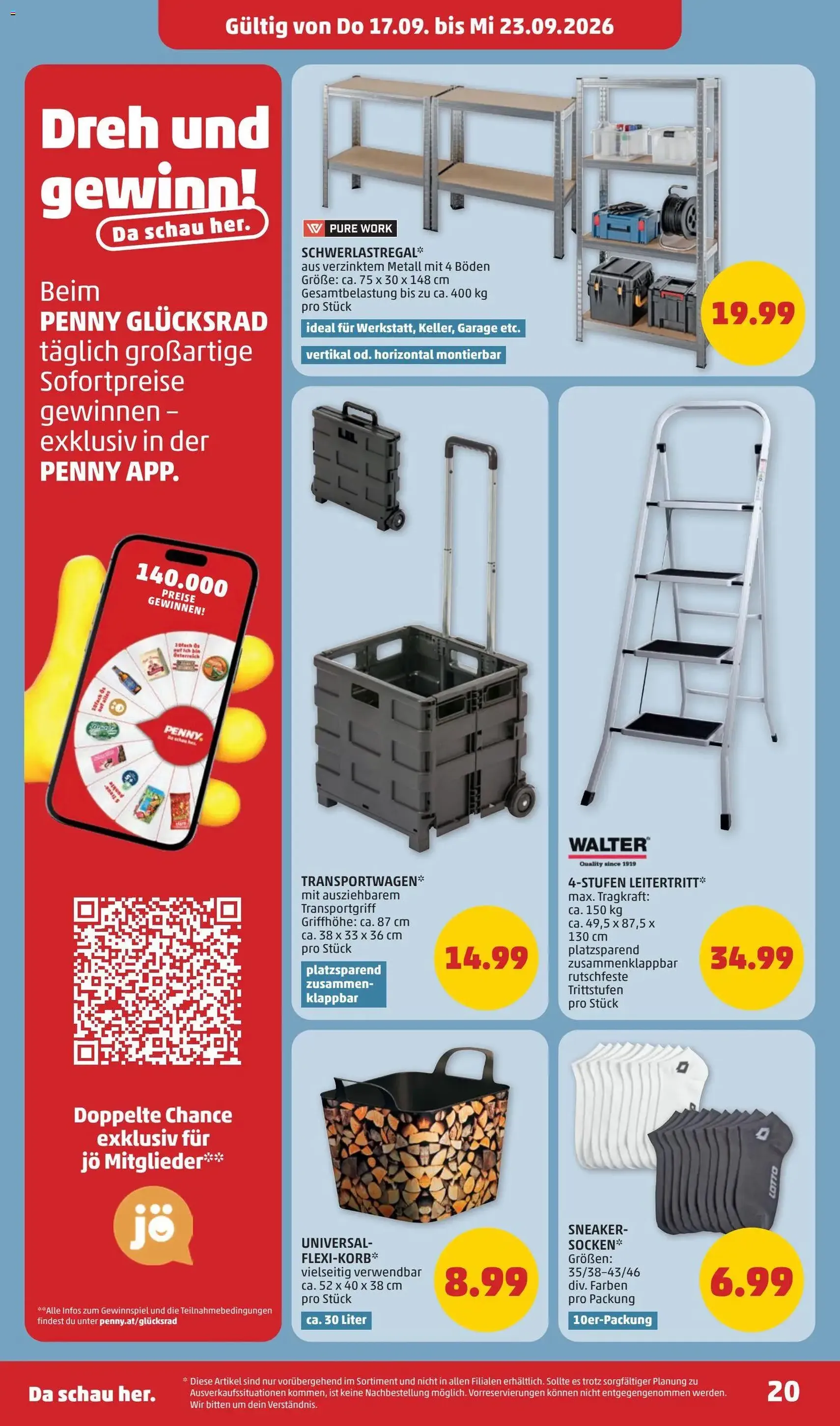 Penny Markt - Flugblatt - Gültiger Prospekt ab 17.09.2026, Seite 20 von insgesamt 28