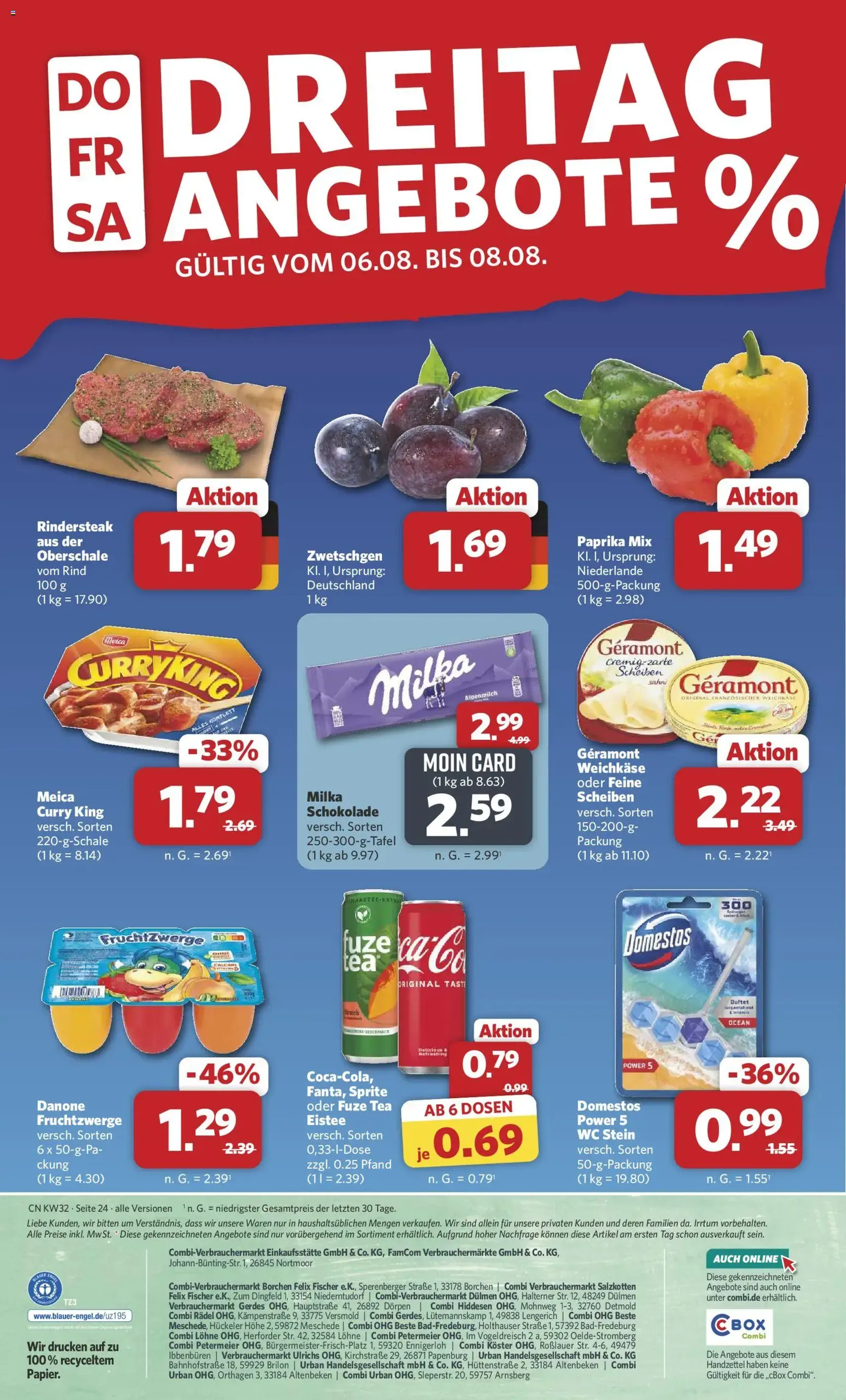 Combi Prospekt - Gültiger Prospekt ab 03.08.2026, Seite 28 von insgesamt 35