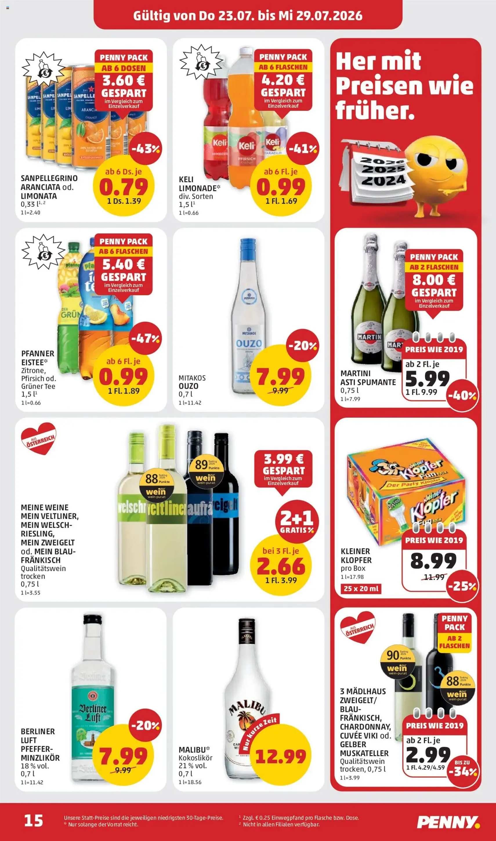 Penny Markt Flugblatt - Gültiger Prospekt ab 23.07.2026, Seite 15 von insgesamt 28