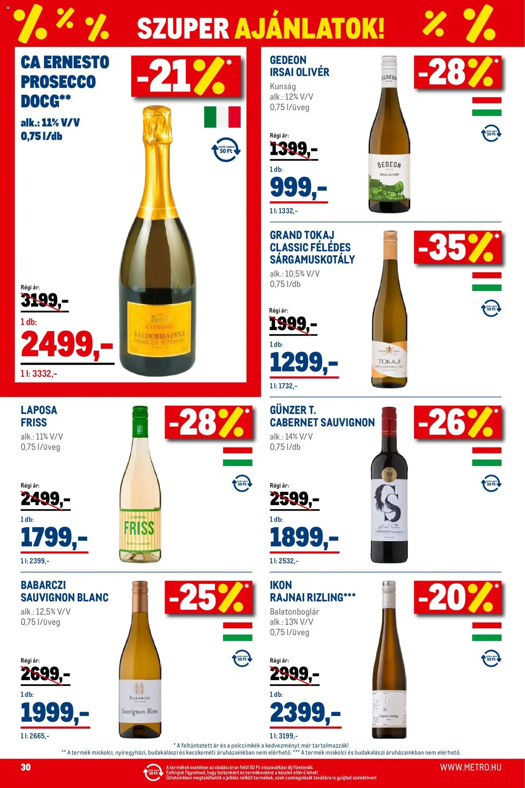Metro - Élelmiszer és Szezonális katalógus 2026/01 - 2026.01.02. érvényes szórólap 30 oldal 40 oldalból